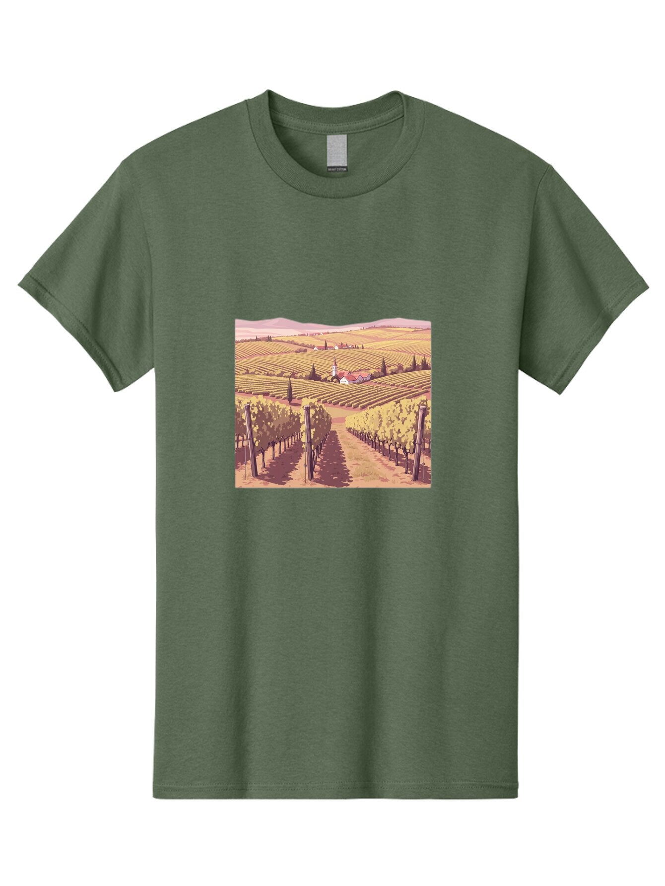 Vineyard-Landscape Men'S Graphic Tee, 100% Cotton, Comfortable Casual Summer Wear, Machine Washable, Vintage Camera, Old Camera, Antique Camera, Black Camera, Classic Photography, Photography Equipment, Nostalgic Device, Film Camera, Ban914 13