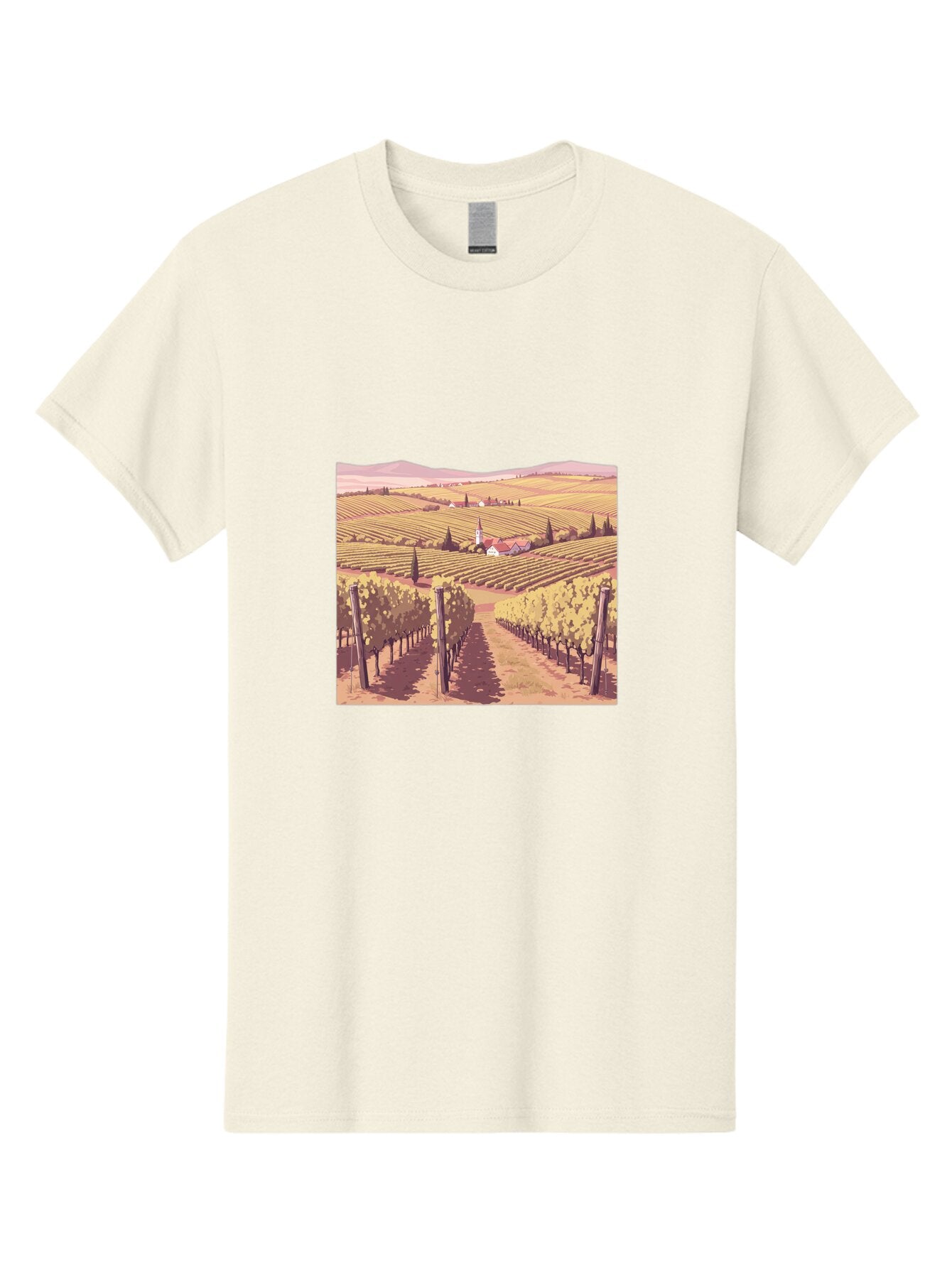 Vineyard-Landscape Men'S Graphic Tee, 100% Cotton, Comfortable Casual Summer Wear, Machine Washable, Vintage Camera, Old Camera, Antique Camera, Black Camera, Classic Photography, Photography Equipment, Nostalgic Device, Film Camera, Ban914 5