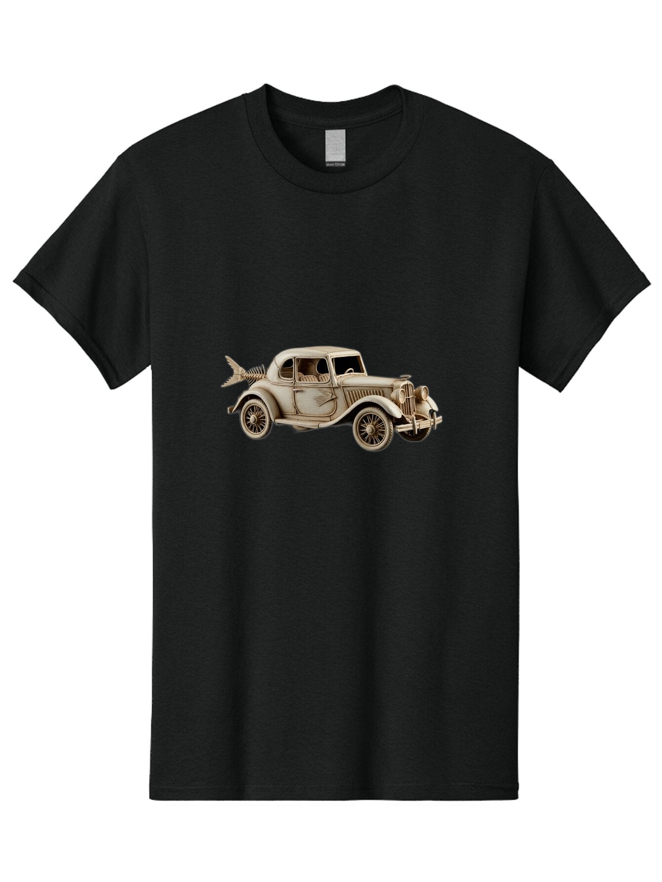 Vintage-Car-2 Men'S Graphic Tee, 100% Cotton, Comfortable Casual Summer Wear, Machine Washable, Vintage Camera, Old Camera, Antique Camera, Black Camera, Classic Photography, Photography Equipment, Nostalgic Device, Film Camera, Camera Art Ban916 5