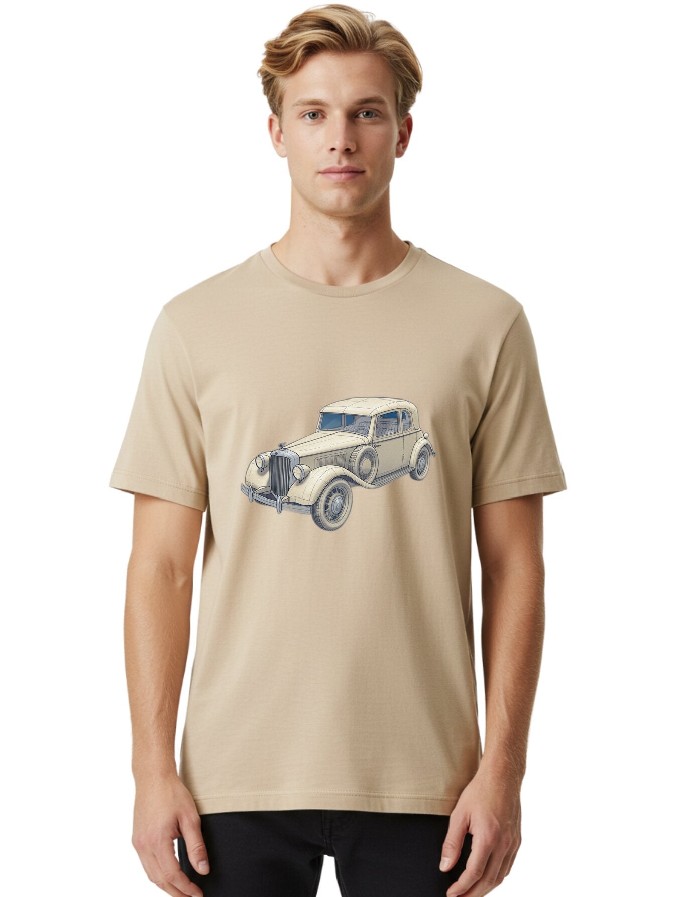 Vintage-Car Men'S Graphic Tee, 100% Cotton, Comfortable Casual Summer Wear, Machine Washable, Vintage Camera, Old Camera, Antique Camera, Black Camera, Classic Photography, Photography Equipment, Nostalgic Device, Film Camera, Camera Art Ban918 23