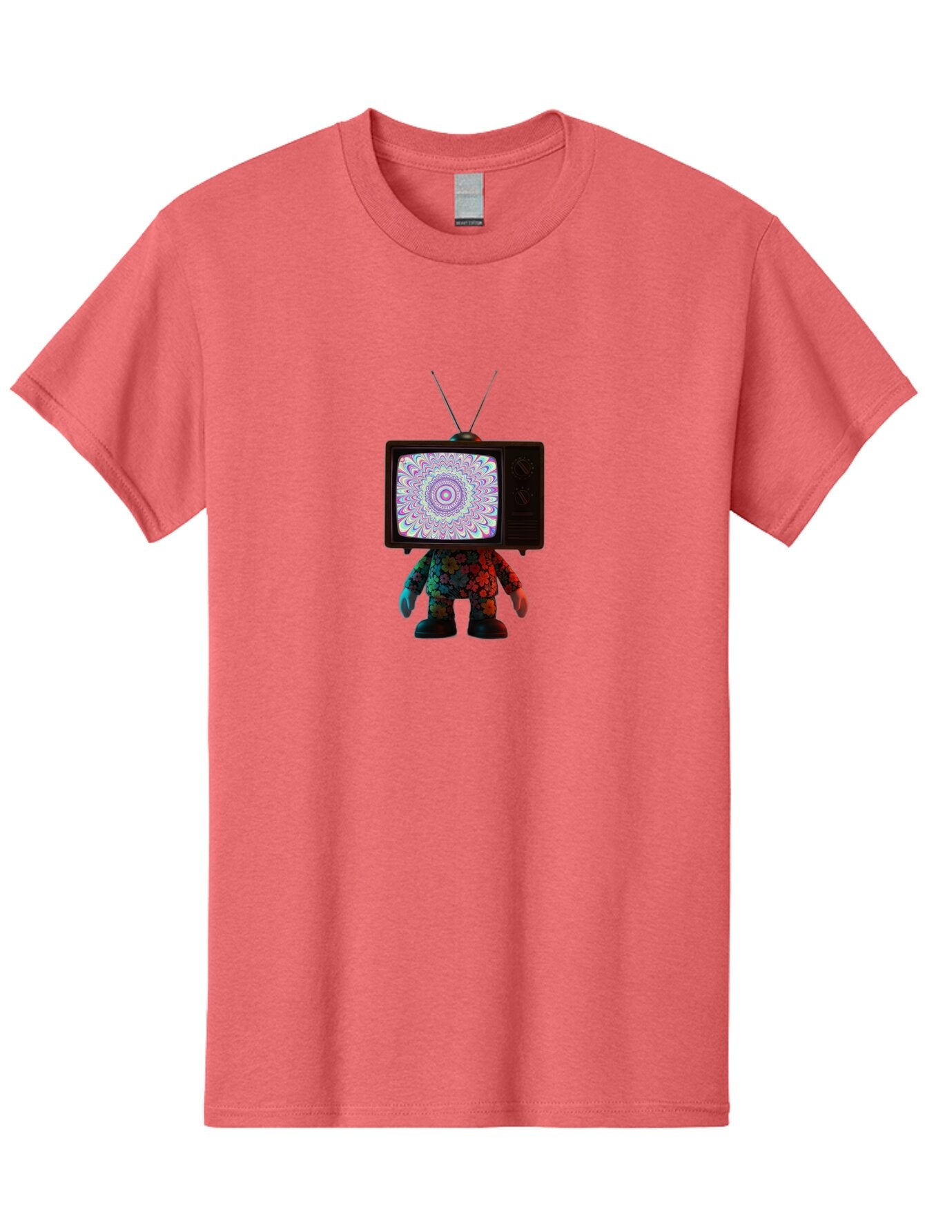 Vintage-Tv-Headed-Figure Men'S Graphic Tee, 100% Cotton, Comfortable Casual Summer Wear, Machine Washable, Vintage Camera, Old Camera, Antique Camera, Black Camera, Classic Photography, Photography Equipment, Nostalgic Device, Film Camera, Ban920 4