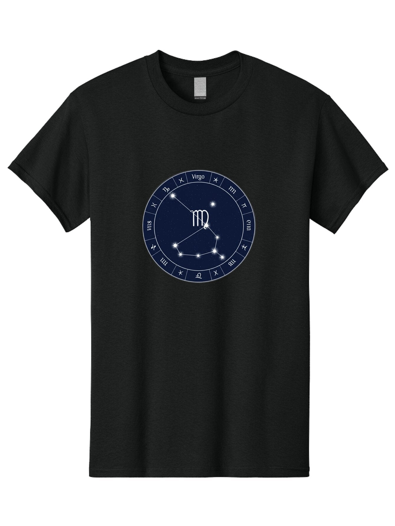 Virgo-Zodiac-Circle Men'S Graphic Tee, 100% Cotton, Comfortable Casual Summer Wear, Machine Washable, Vintage Camera, Old Camera, Antique Camera, Black Camera, Classic Photography, Photography Equipment, Nostalgic Device, Film Camera, Ban929 10