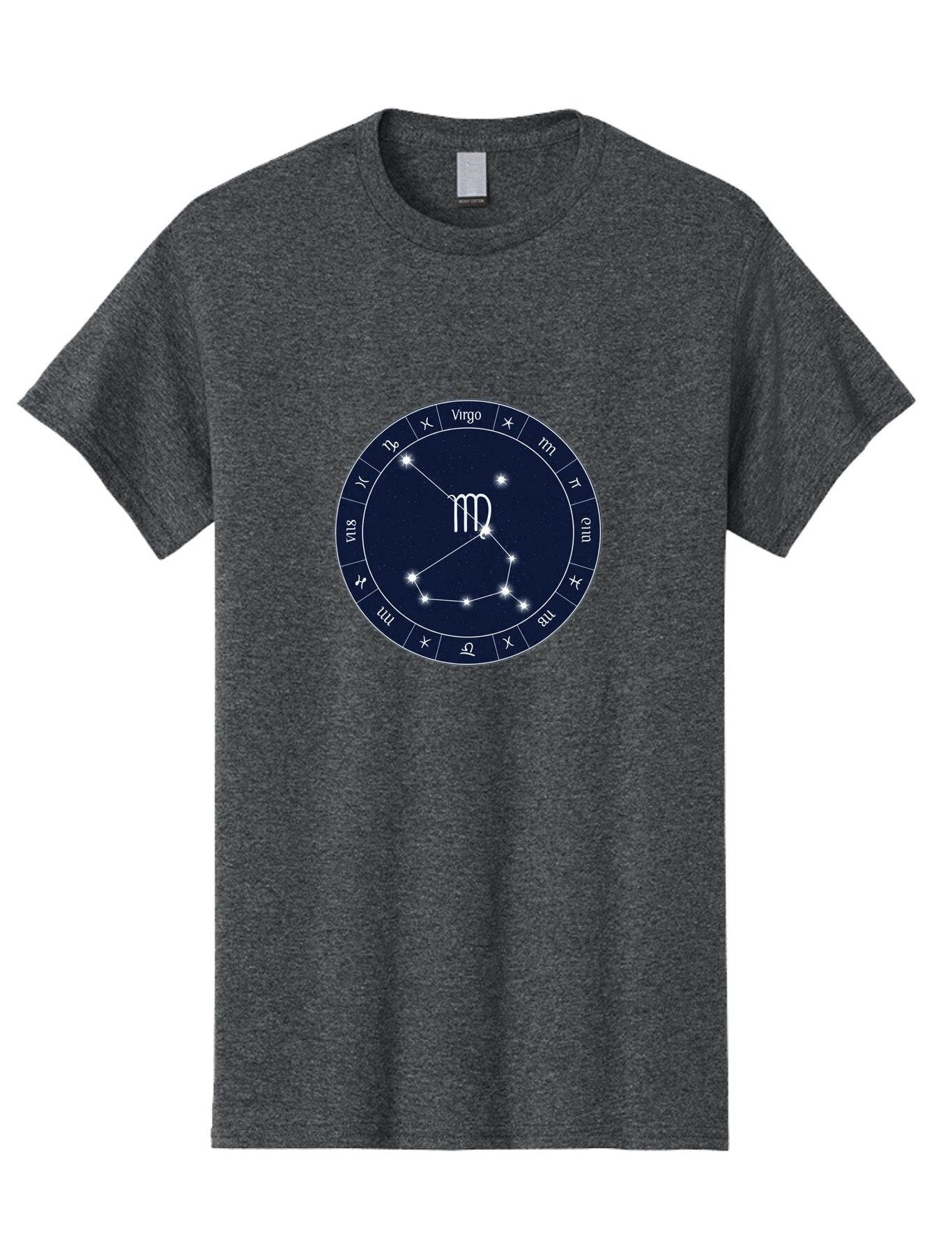 Virgo-Zodiac-Circle Men'S Graphic Tee, 100% Cotton, Comfortable Casual Summer Wear, Machine Washable, Vintage Camera, Old Camera, Antique Camera, Black Camera, Classic Photography, Photography Equipment, Nostalgic Device, Film Camera, Ban929 3