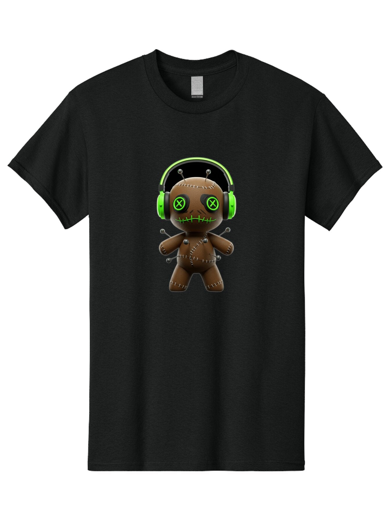 Voodoo-Doll-Headphones Men'S Graphic Tee, 100% Cotton, Comfortable Casual Summer Wear, Machine Washable, Vintage Camera, Old Camera, Antique Camera, Black Camera, Classic Photography, Photography Equipment, Nostalgic Device, Film Camera, Ban940 11