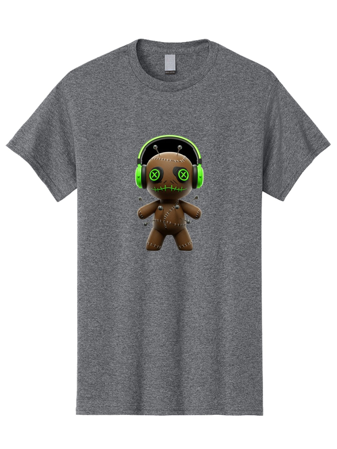 Voodoo-Doll-Headphones Men'S Graphic Tee, 100% Cotton, Comfortable Casual Summer Wear, Machine Washable, Vintage Camera, Old Camera, Antique Camera, Black Camera, Classic Photography, Photography Equipment, Nostalgic Device, Film Camera, Ban940