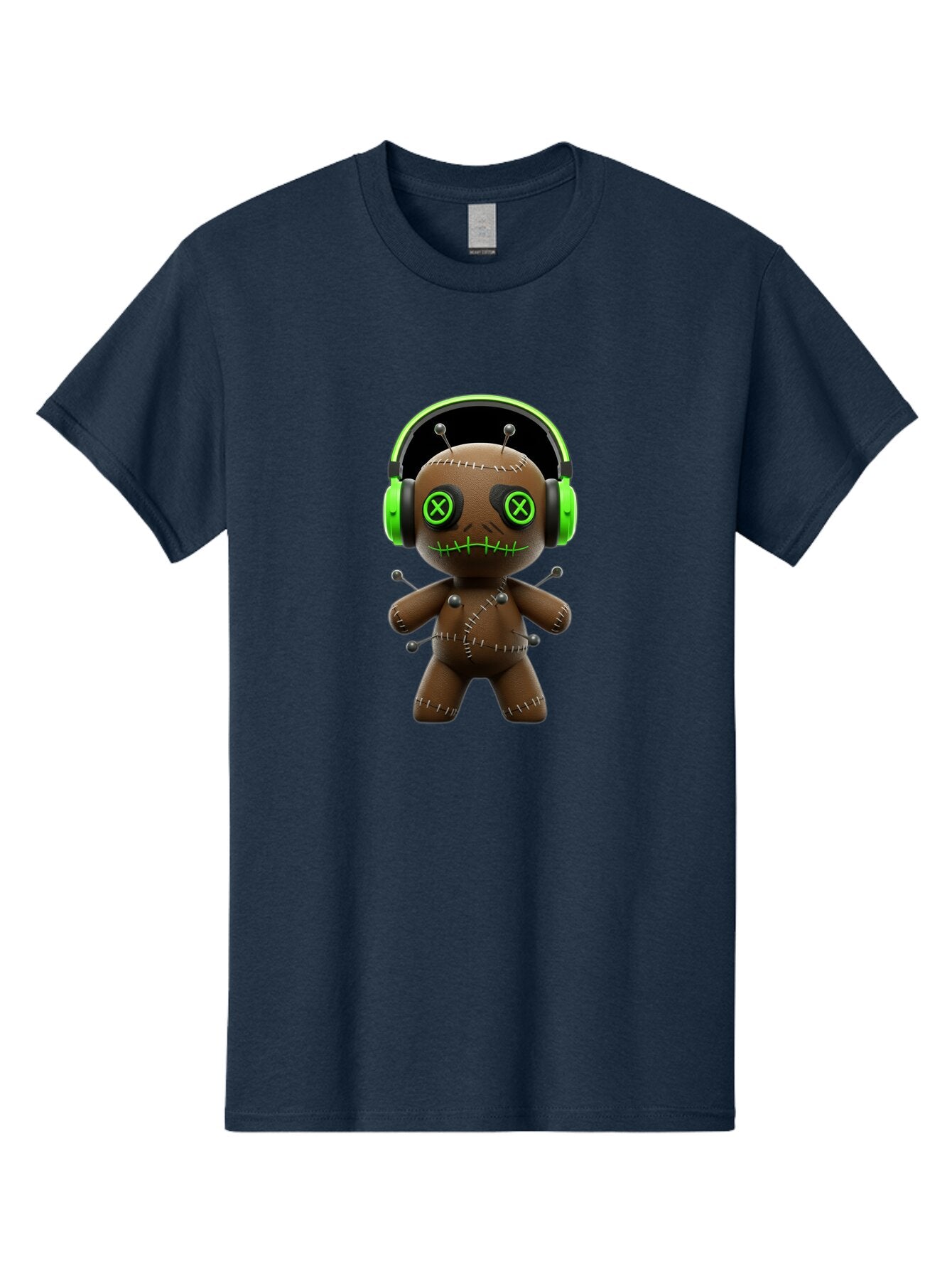 Voodoo-Doll-Headphones Men'S Graphic Tee, 100% Cotton, Comfortable Casual Summer Wear, Machine Washable, Vintage Camera, Old Camera, Antique Camera, Black Camera, Classic Photography, Photography Equipment, Nostalgic Device, Film Camera, Ban940 8