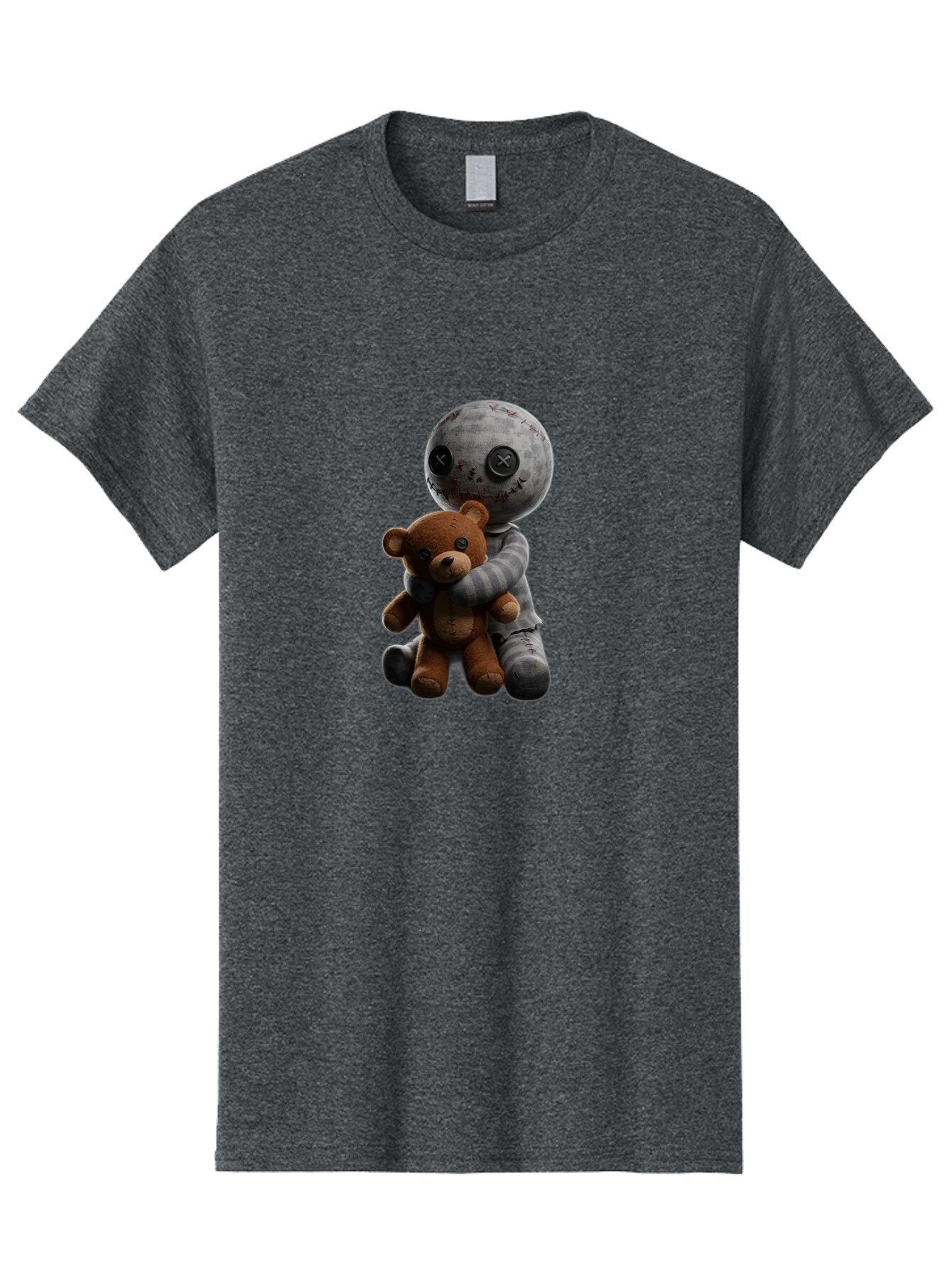 Voodoo-Doll-Hugging-Teddy-Bear Men'S Graphic Tee, 100% Cotton, Comfortable Casual Summer Wear, Machine Washable, Vintage Camera, Old Camera, Antique Camera, Black Camera, Classic Photography, Photography Equipment, Nostalgic Device, Ban941 5