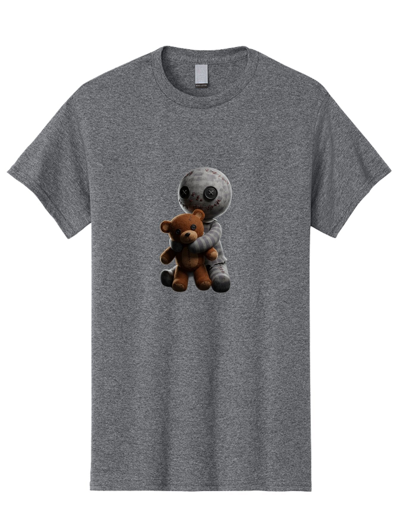 Voodoo-Doll-Hugging-Teddy-Bear Men'S Graphic Tee, 100% Cotton, Comfortable Casual Summer Wear, Machine Washable, Vintage Camera, Old Camera, Antique Camera, Black Camera, Classic Photography, Photography Equipment, Nostalgic Device, Ban941