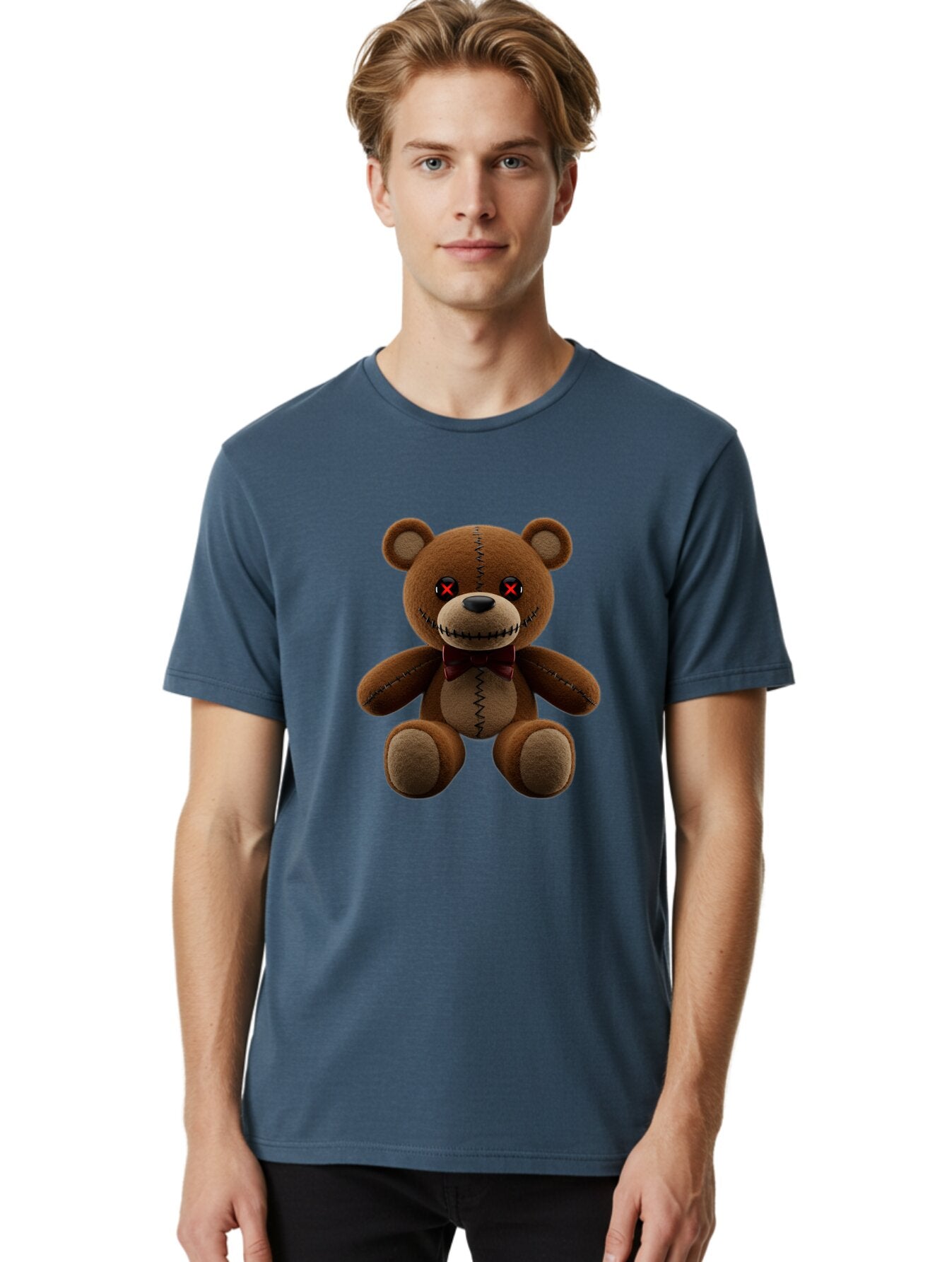 Voodoo-Teddy-Bear Men'S Graphic Tee, 100% Cotton, Comfortable Casual Summer Wear, Machine Washable, Vintage Camera, Old Camera, Antique Camera, Black Camera, Classic Photography, Photography Equipment, Nostalgic Device, Film Camera, Camera Art Ban946 8