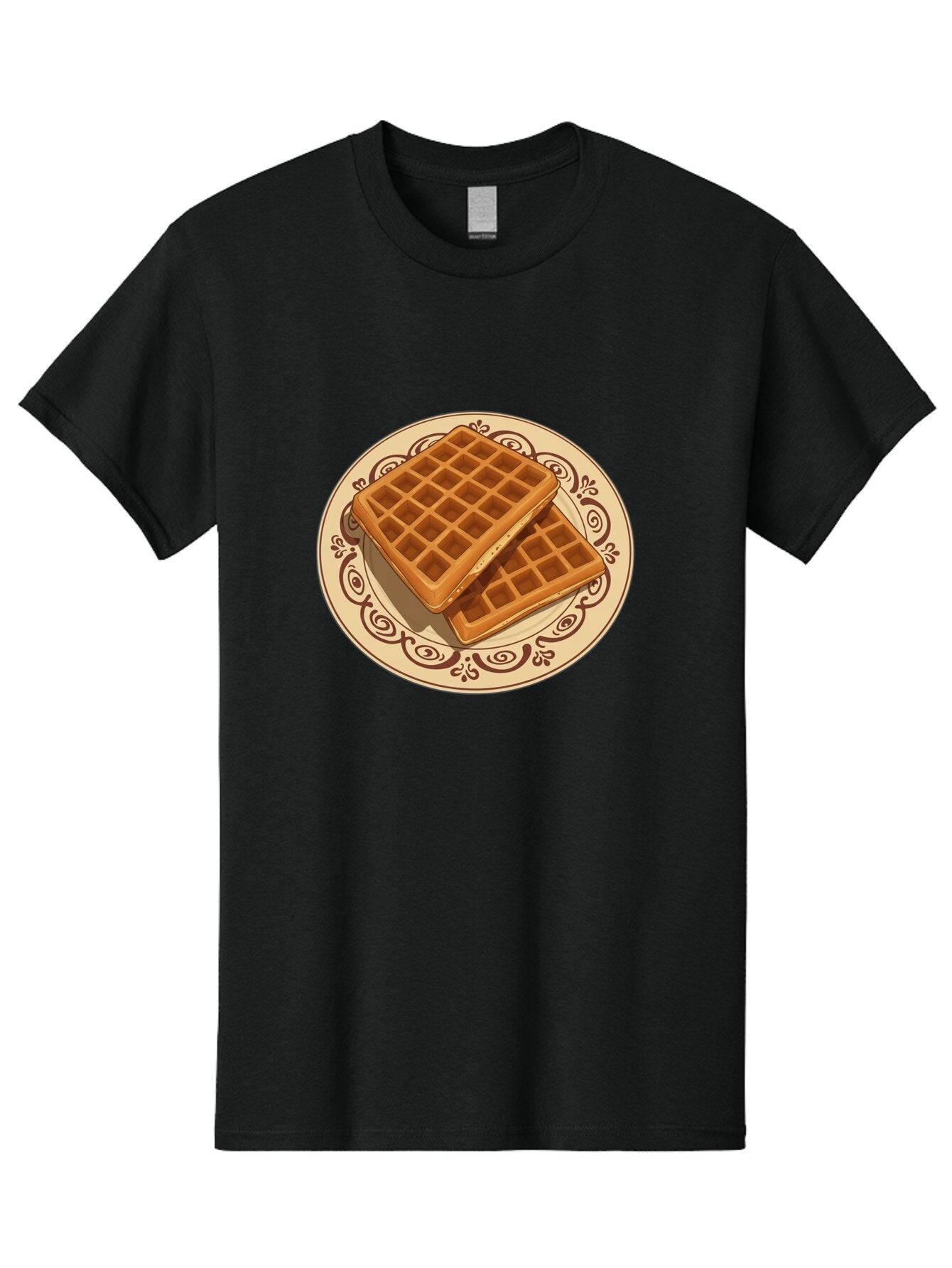 Waffles-On-Plate Men'S Graphic Tee, 100% Cotton, Comfortable Casual Summer Wear, Machine Washable, Vintage Camera, Old Camera, Antique Camera, Black Camera, Classic Photography, Photography Equipment, Nostalgic Device, Film Camera, Camera Art Ban948 10