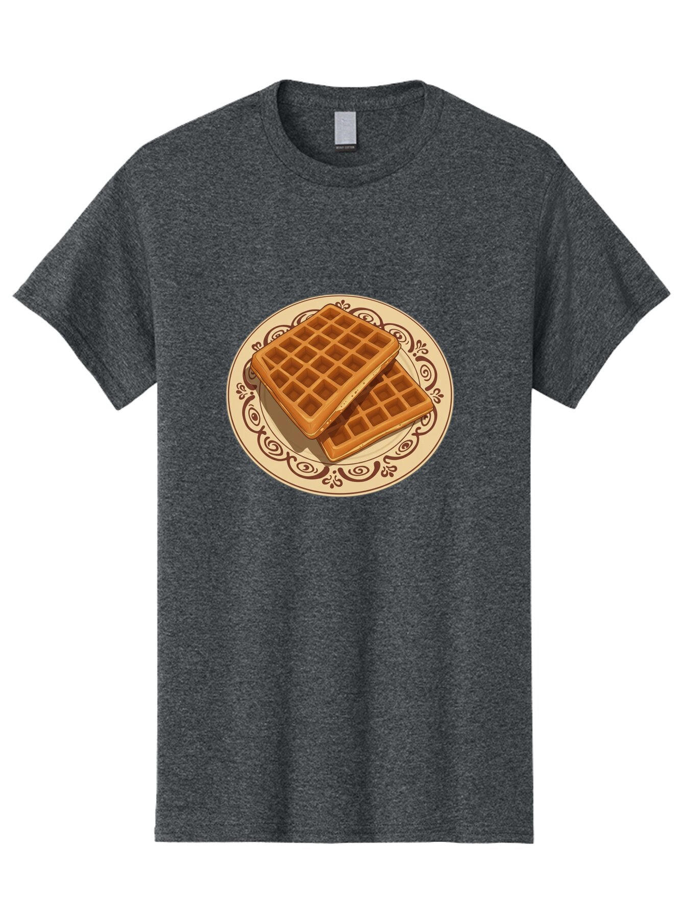 Waffles-On-Plate Men'S Graphic Tee, 100% Cotton, Comfortable Casual Summer Wear, Machine Washable, Vintage Camera, Old Camera, Antique Camera, Black Camera, Classic Photography, Photography Equipment, Nostalgic Device, Film Camera, Camera Art Ban948 12