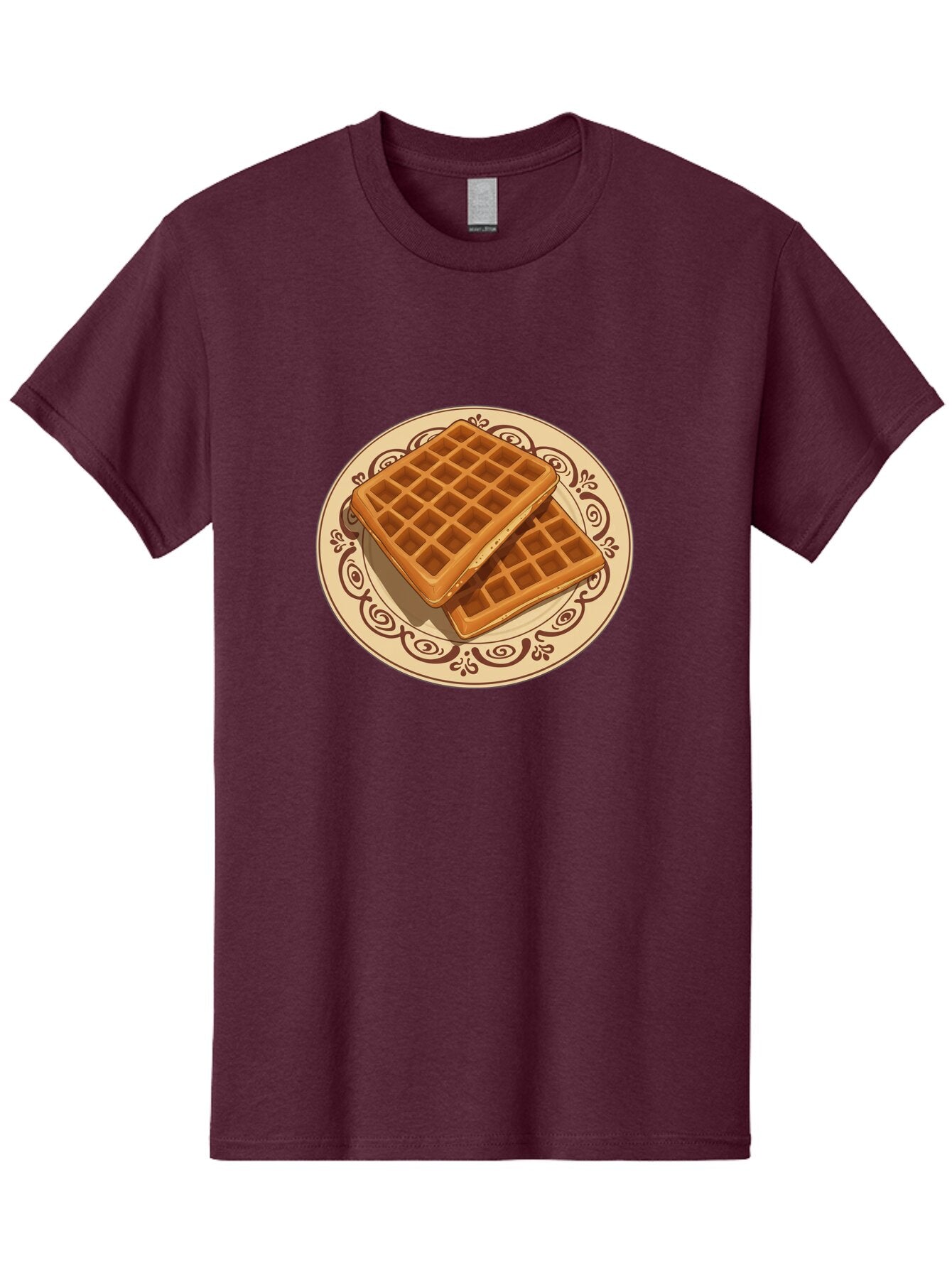 Waffles-On-Plate Men'S Graphic Tee, 100% Cotton, Comfortable Casual Summer Wear, Machine Washable, Vintage Camera, Old Camera, Antique Camera, Black Camera, Classic Photography, Photography Equipment, Nostalgic Device, Film Camera, Camera Art Ban948 9