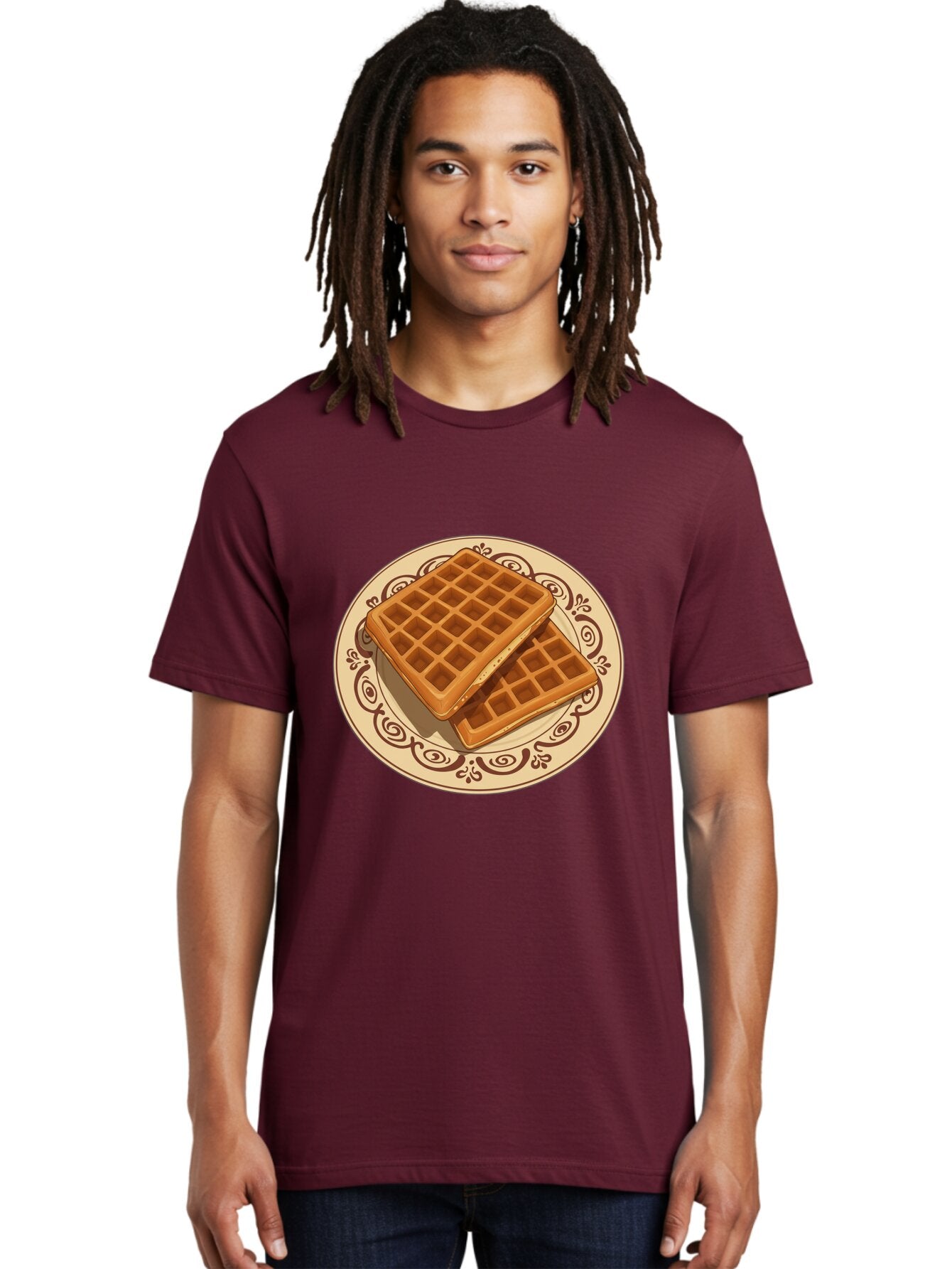 Waffles-On-Plate Men'S Graphic Tee, 100% Cotton, Comfortable Casual Summer Wear, Machine Washable, Vintage Camera, Old Camera, Antique Camera, Black Camera, Classic Photography, Photography Equipment, Nostalgic Device, Film Camera, Camera Art Ban948 26