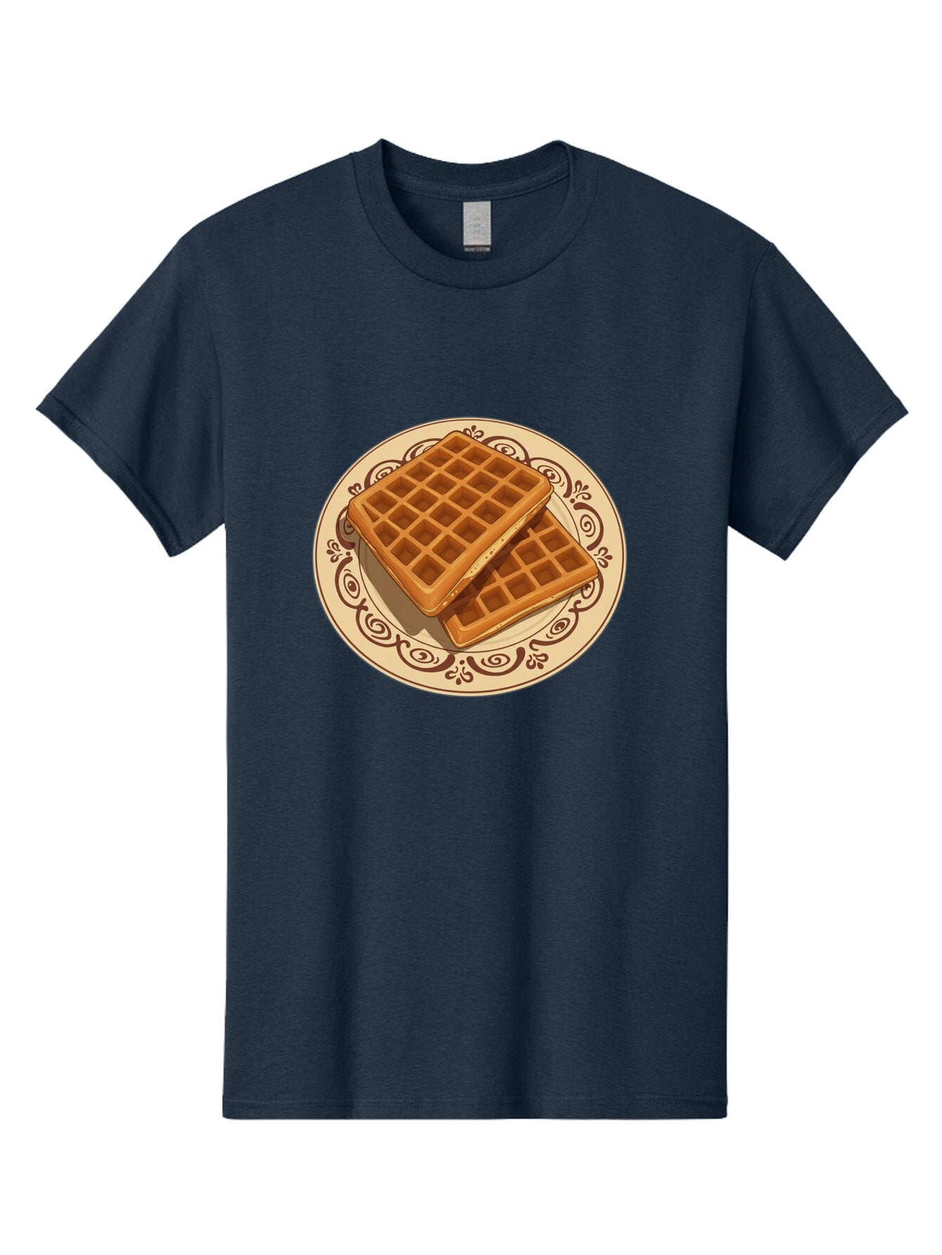 Waffles-On-Plate Men'S Graphic Tee, 100% Cotton, Comfortable Casual Summer Wear, Machine Washable, Vintage Camera, Old Camera, Antique Camera, Black Camera, Classic Photography, Photography Equipment, Nostalgic Device, Film Camera, Camera Art Ban948 5