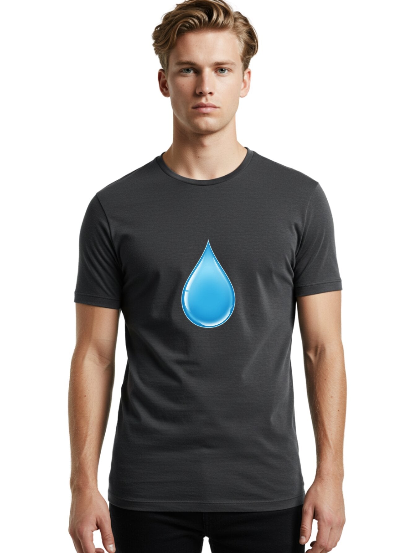 Water-Drop Men'S Graphic Tee, 100% Cotton, Comfortable Casual Summer Wear, Machine Washable, Vintage Camera, Old Camera, Antique Camera, Black Camera, Classic Photography, Photography Equipment, Nostalgic Device, Film Camera, Camera Art Ban950 19