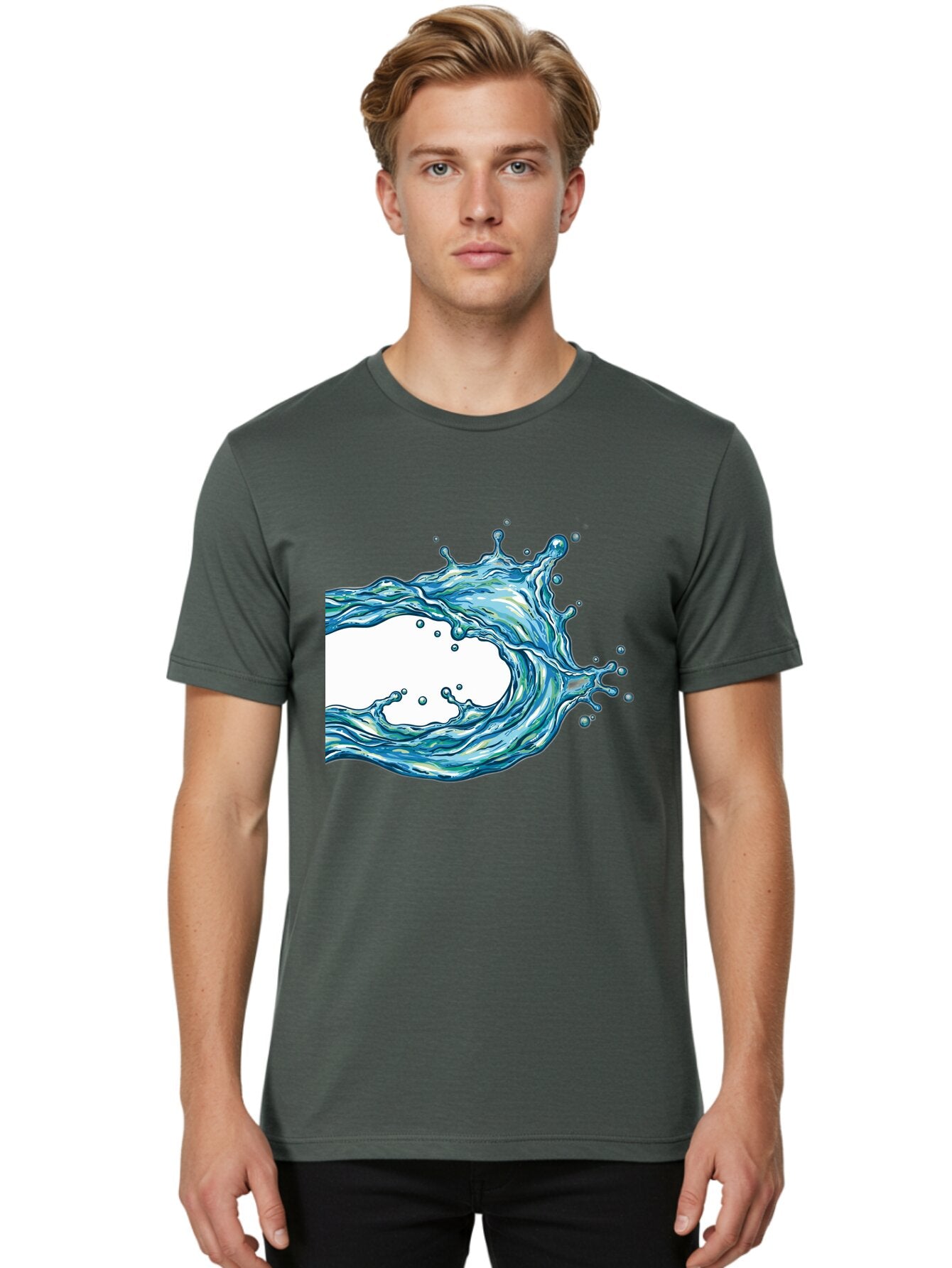 Water-Splash Men'S Graphic Tee, 100% Cotton, Comfortable Casual Summer Wear, Machine Washable, Vintage Camera, Old Camera, Antique Camera, Black Camera, Classic Photography, Photography Equipment, Nostalgic Device, Film Camera, Camera Art Ban953 19