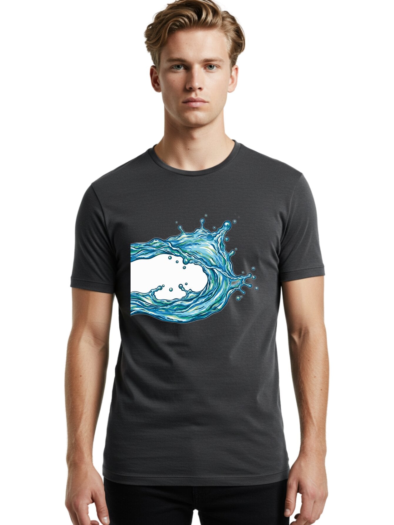 Water-Splash Men'S Graphic Tee, 100% Cotton, Comfortable Casual Summer Wear, Machine Washable, Vintage Camera, Old Camera, Antique Camera, Black Camera, Classic Photography, Photography Equipment, Nostalgic Device, Film Camera, Camera Art Ban953 20