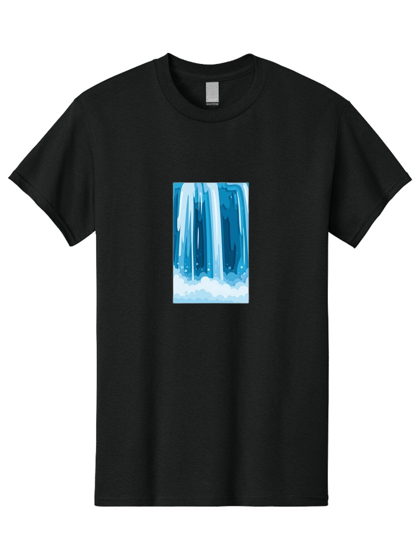 Waterfall Men'S Graphic Tee, 100% Cotton, Comfortable Casual Summer Wear, Machine Washable, Vintage Camera, Old Camera, Antique Camera, Black Camera, Classic Photography, Photography Equipment, Nostalgic Device, Film Camera, Camera Art Ban955 13