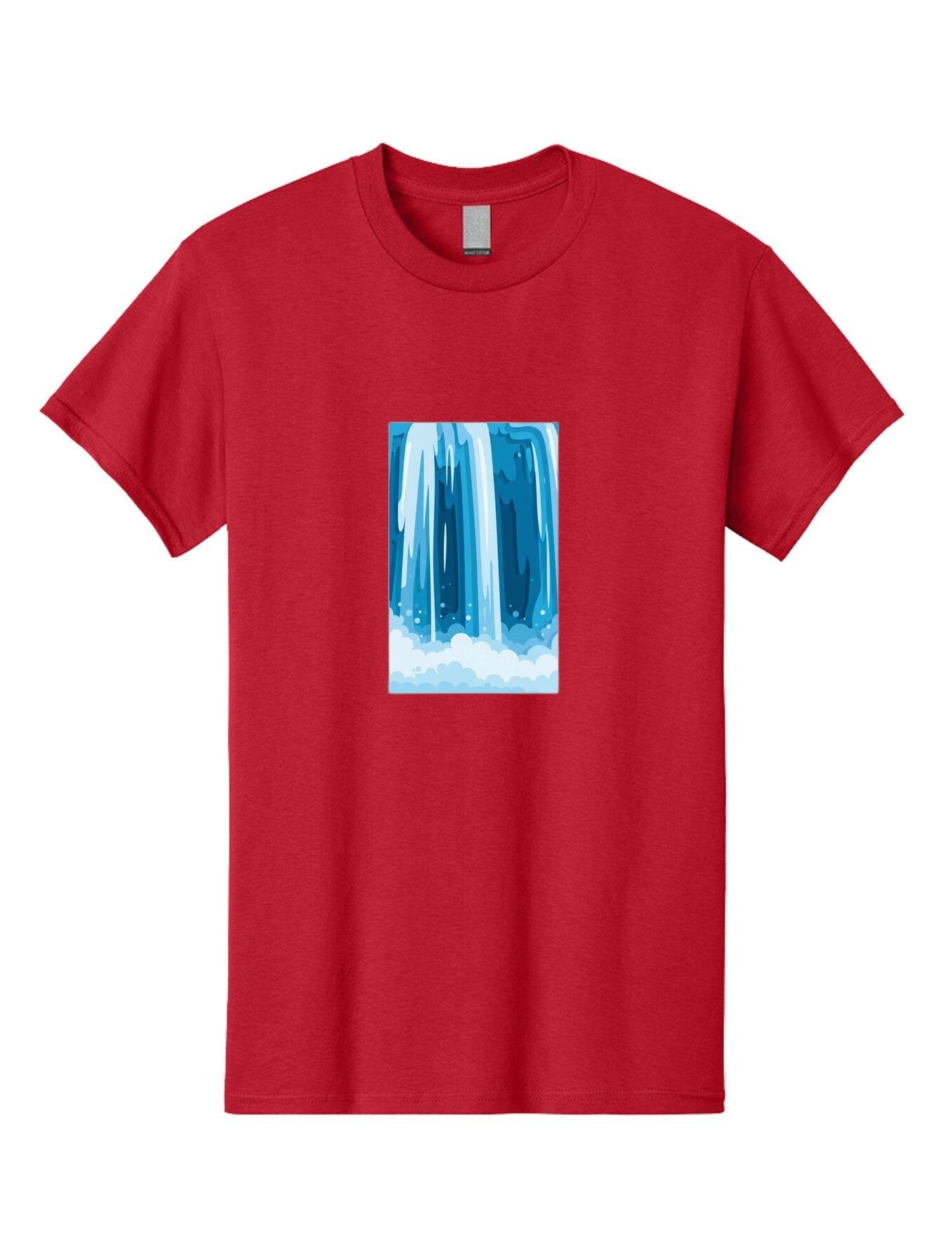 Waterfall Men'S Graphic Tee, 100% Cotton, Comfortable Casual Summer Wear, Machine Washable, Vintage Camera, Old Camera, Antique Camera, Black Camera, Classic Photography, Photography Equipment, Nostalgic Device, Film Camera, Camera Art Ban955 8