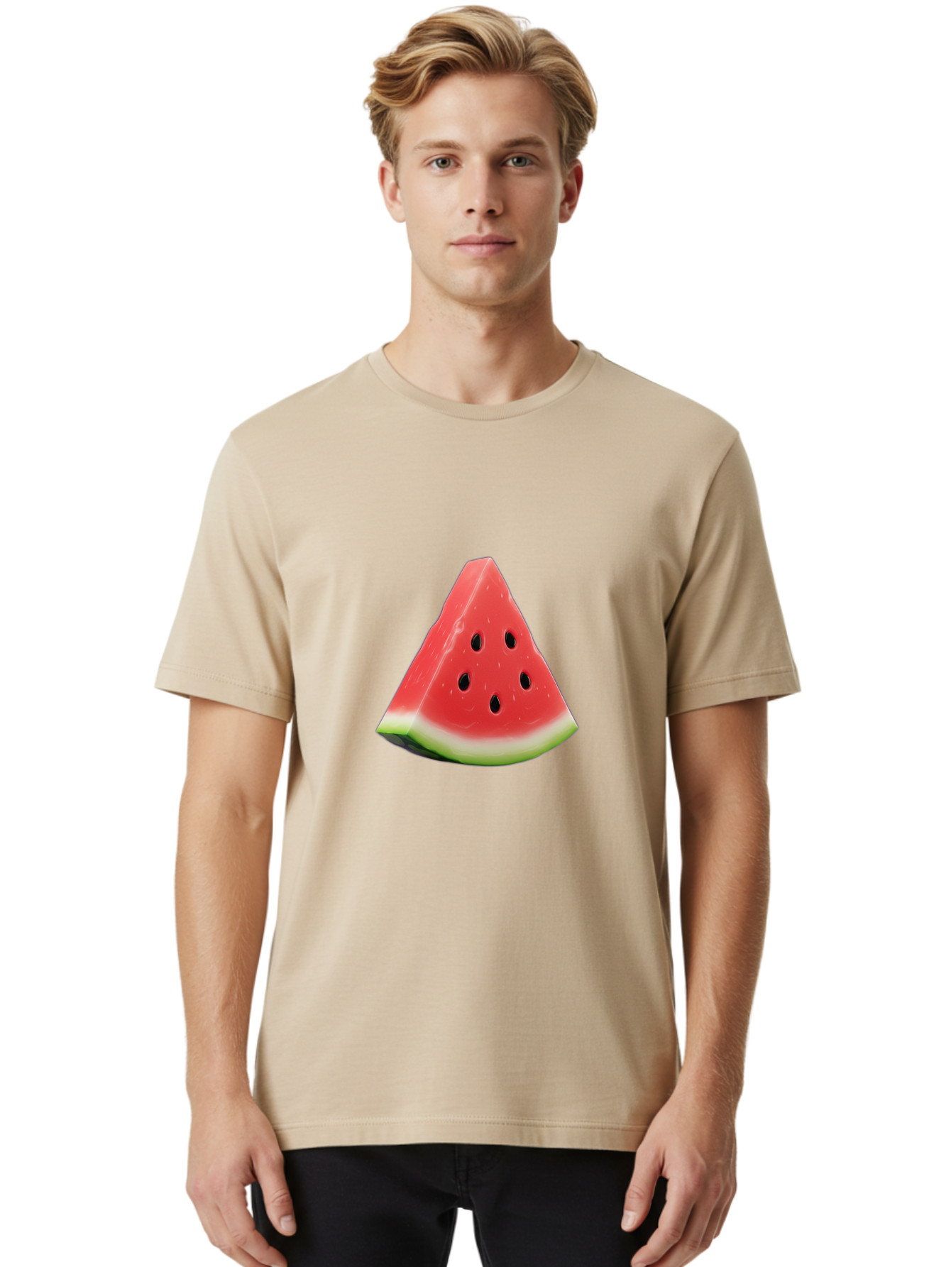Watermelon-Slice-2 Men'S Graphic Tee, 100% Cotton, Comfortable Casual Summer Wear, Machine Washable, Vintage Camera, Old Camera, Antique Camera, Black Camera, Classic Photography, Photography Equipment, Nostalgic Device, Film Camera, Ban959 29