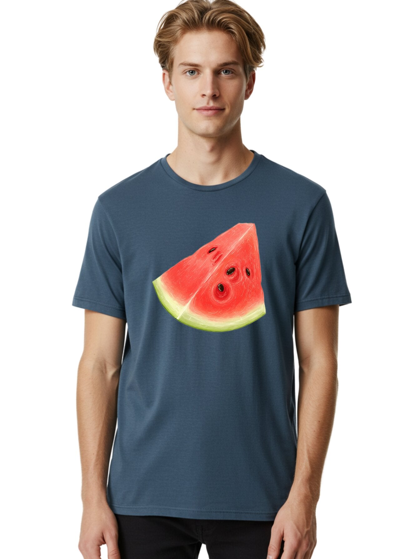 Watermelon-Slice-5 Men'S Graphic Tee, 100% Cotton, Comfortable Casual Summer Wear, Machine Washable, Vintage Camera, Old Camera, Antique Camera, Black Camera, Classic Photography, Photography Equipment, Nostalgic Device, Film Camera, Ban962 17