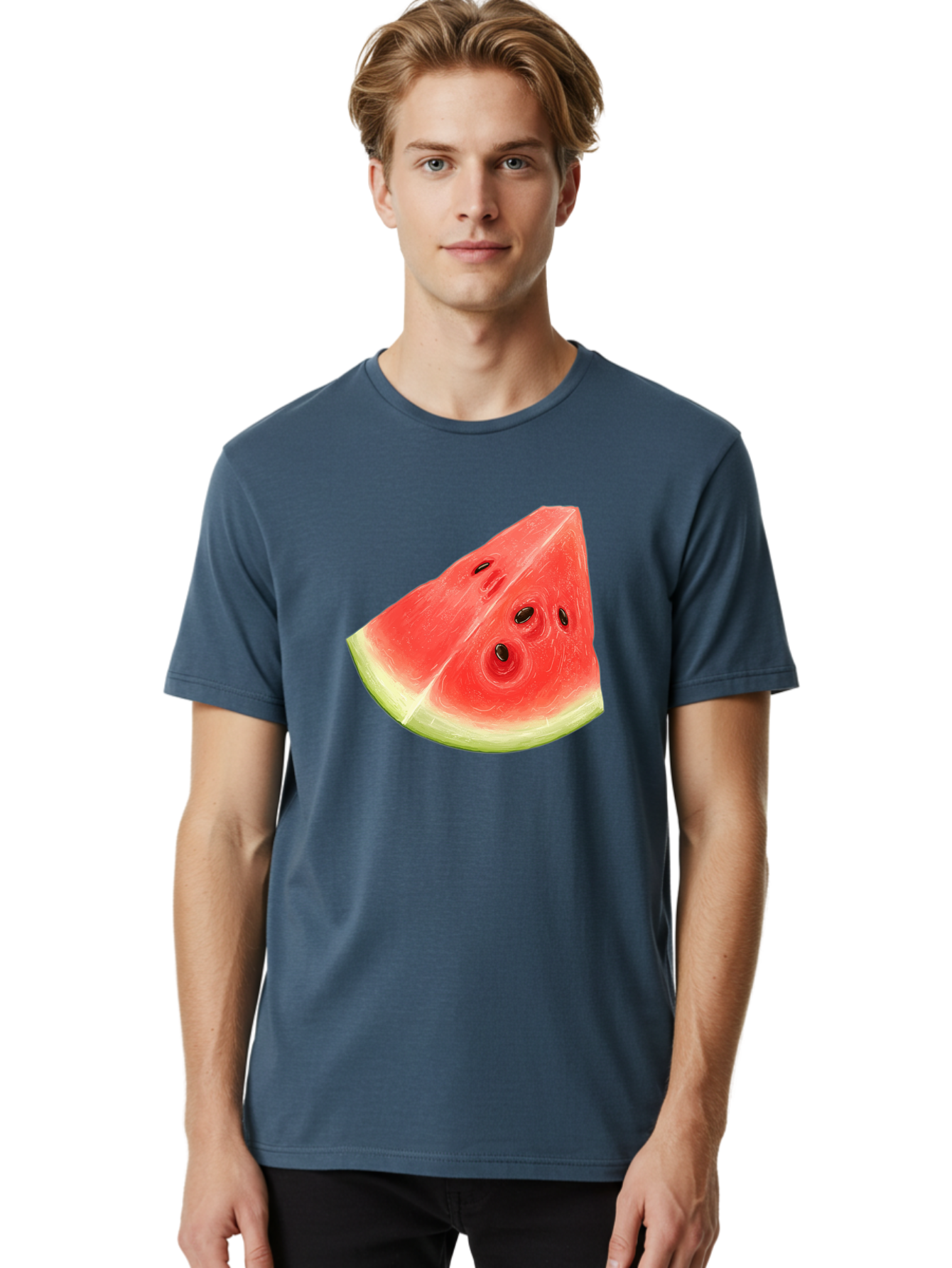 Watermelon-Slice-5 Men'S Graphic Tee, 100% Cotton, Comfortable Casual Summer Wear, Machine Washable, Vintage Camera, Old Camera, Antique Camera, Black Camera, Classic Photography, Photography Equipment, Nostalgic Device, Film Camera, Ban962 29