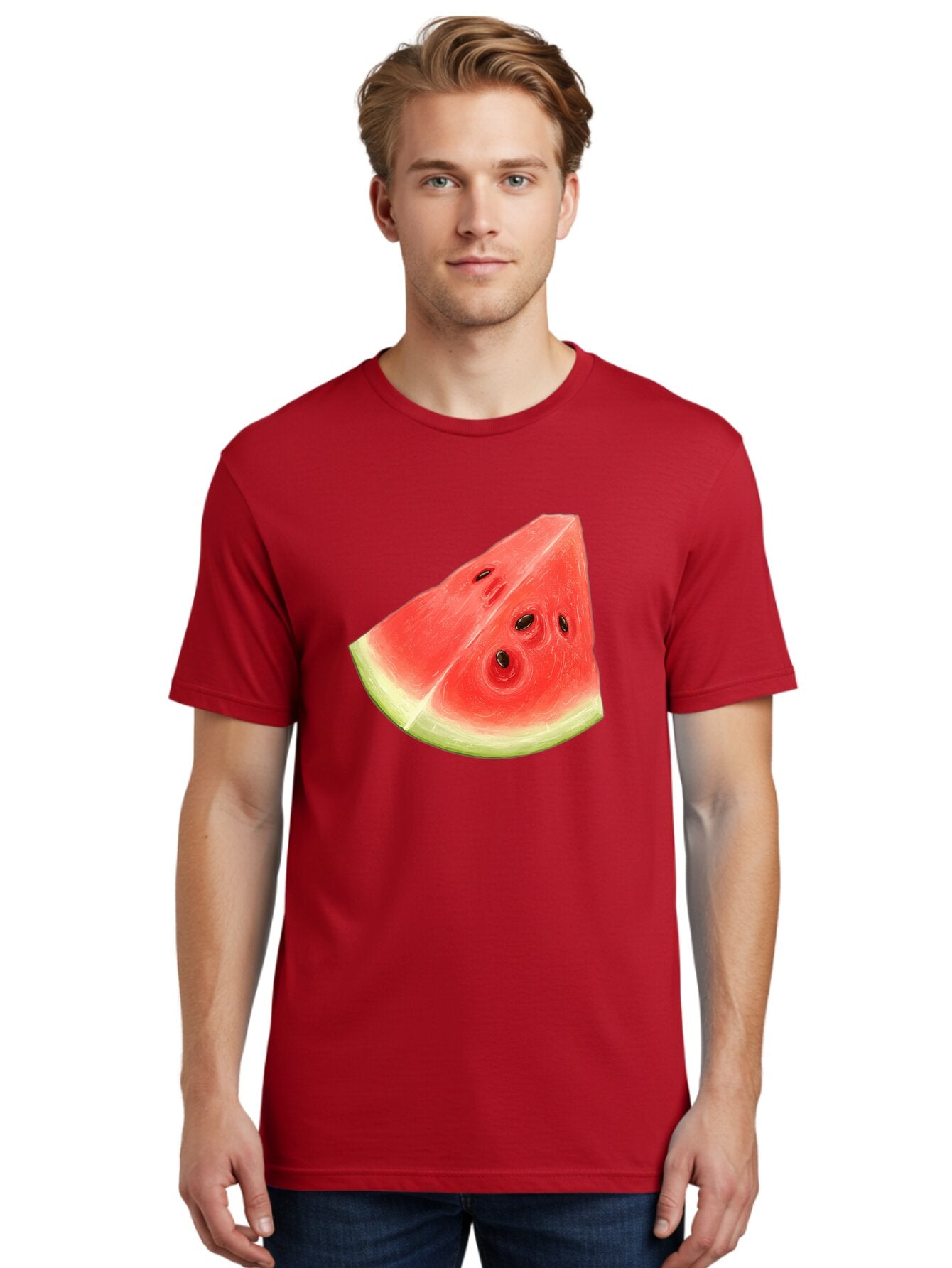 Watermelon-Slice-5 Men'S Graphic Tee, 100% Cotton, Comfortable Casual Summer Wear, Machine Washable, Vintage Camera, Old Camera, Antique Camera, Black Camera, Classic Photography, Photography Equipment, Nostalgic Device, Film Camera, Ban962 21