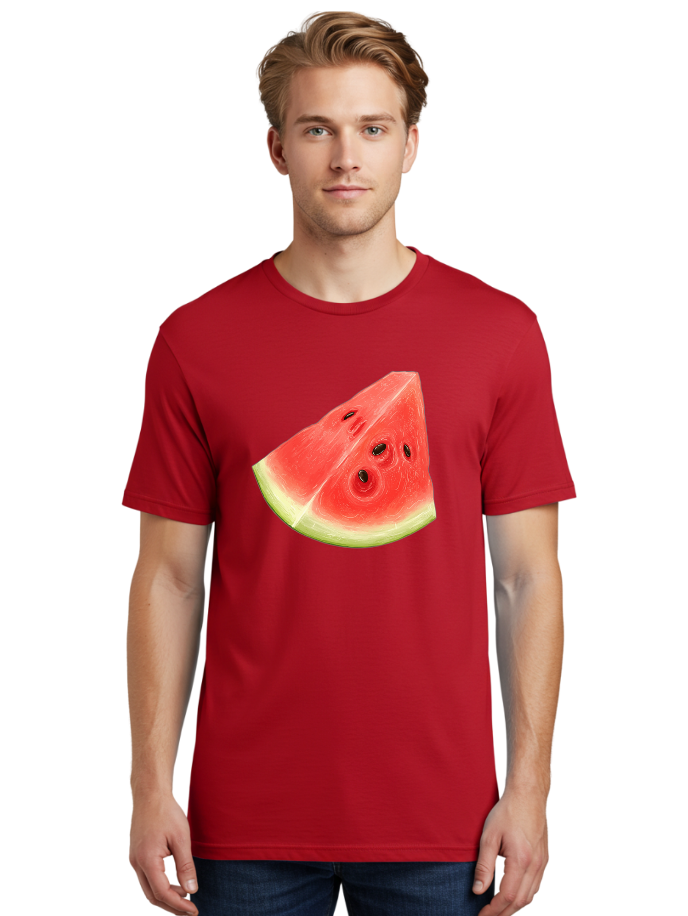 Watermelon-Slice-5 Men'S Graphic Tee, 100% Cotton, Comfortable Casual Summer Wear, Machine Washable, Vintage Camera, Old Camera, Antique Camera, Black Camera, Classic Photography, Photography Equipment, Nostalgic Device, Film Camera, Ban962 25