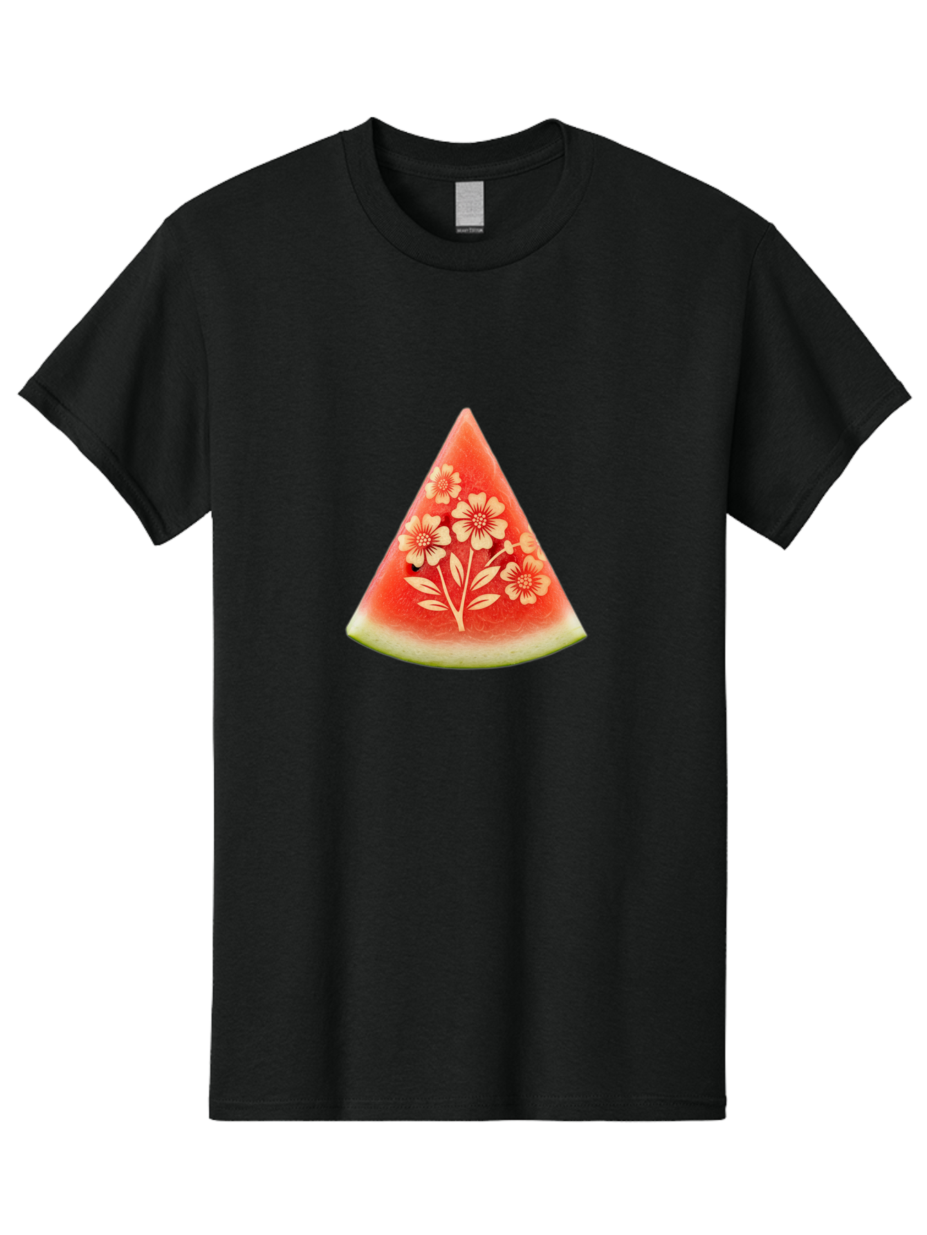 Watermelon-Slice-With-Flowers Men'S Graphic Tee, 100% Cotton, Comfortable Casual Summer Wear, Machine Washable, Vintage Camera, Old Camera, Antique Camera, Black Camera, Classic Photography, Photography Equipment, Nostalgic Device, Ban965 6