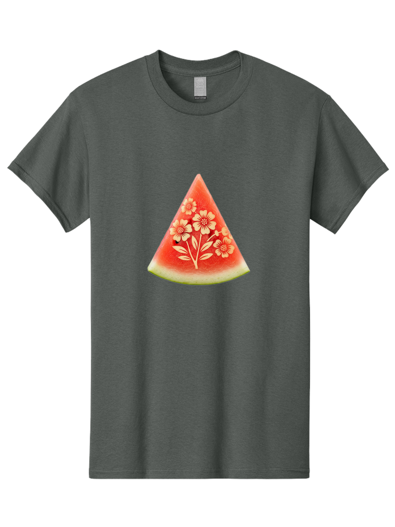 Watermelon-Slice-With-Flowers Men'S Graphic Tee, 100% Cotton, Comfortable Casual Summer Wear, Machine Washable, Vintage Camera, Old Camera, Antique Camera, Black Camera, Classic Photography, Photography Equipment, Nostalgic Device, Ban965 12