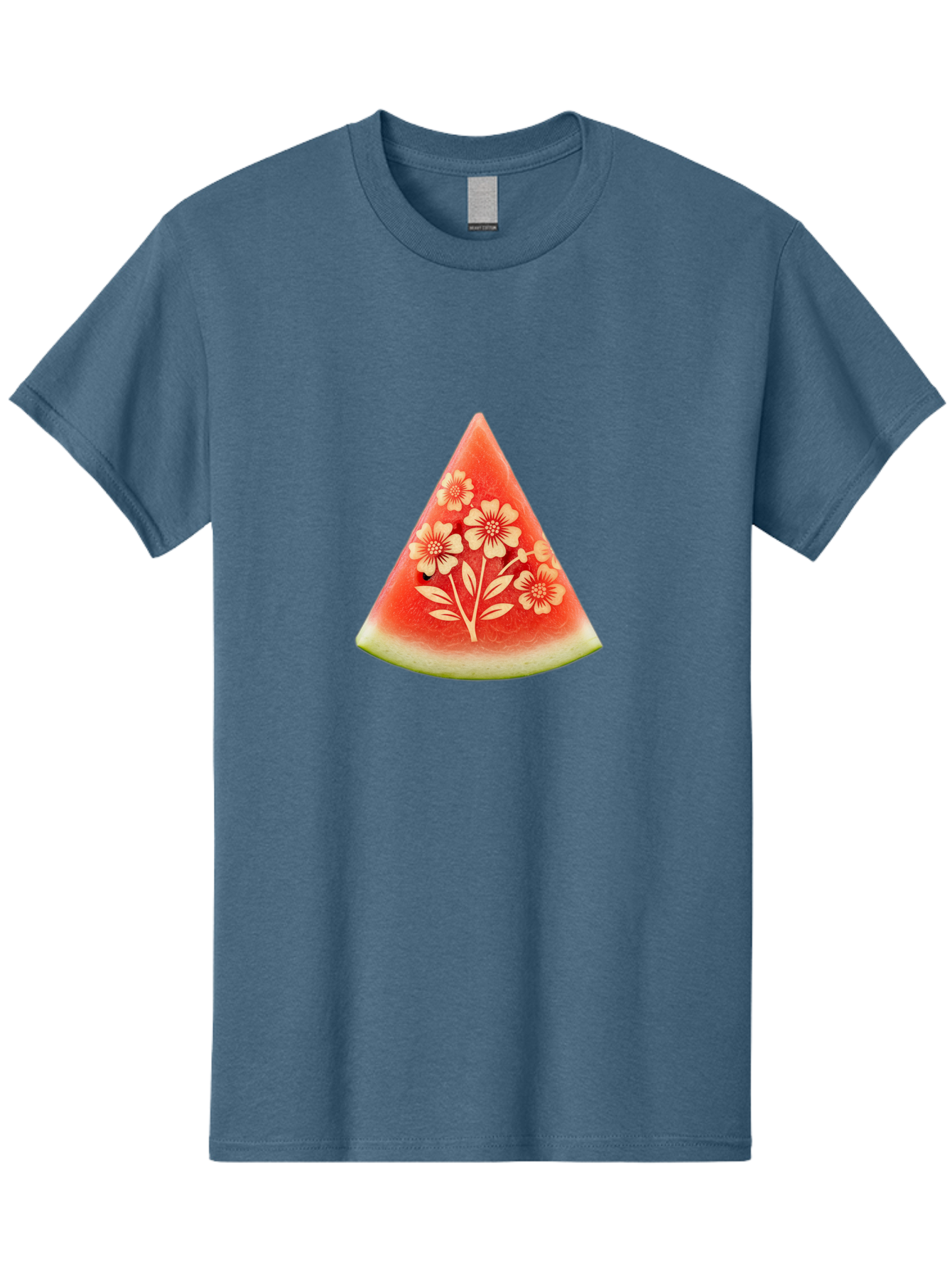 Watermelon-Slice-With-Flowers Men'S Graphic Tee, 100% Cotton, Comfortable Casual Summer Wear, Machine Washable, Vintage Camera, Old Camera, Antique Camera, Black Camera, Classic Photography, Photography Equipment, Nostalgic Device, Ban965 11