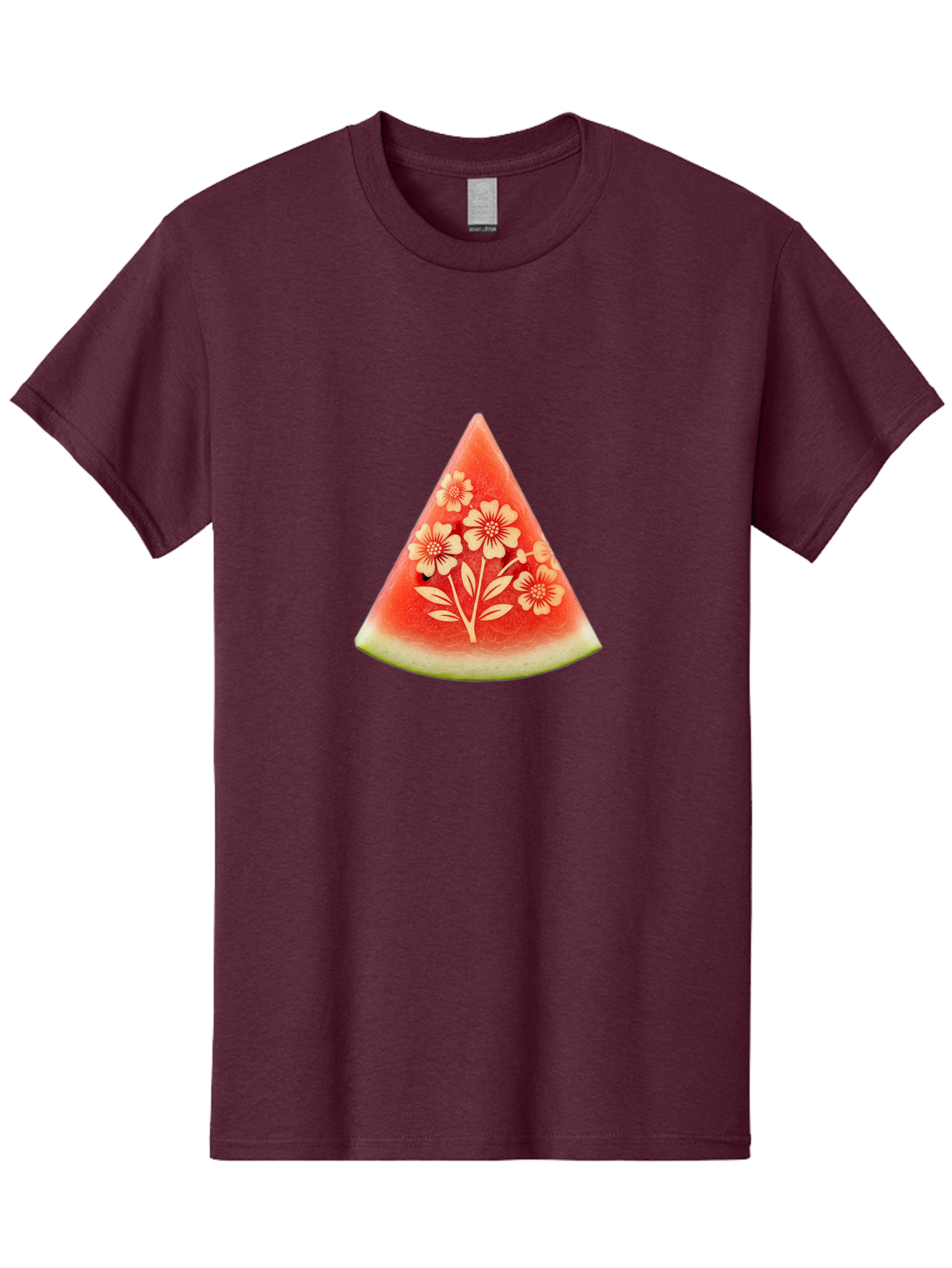 Watermelon-Slice-With-Flowers Men'S Graphic Tee, 100% Cotton, Comfortable Casual Summer Wear, Machine Washable, Vintage Camera, Old Camera, Antique Camera, Black Camera, Classic Photography, Photography Equipment, Nostalgic Device, Ban965 5
