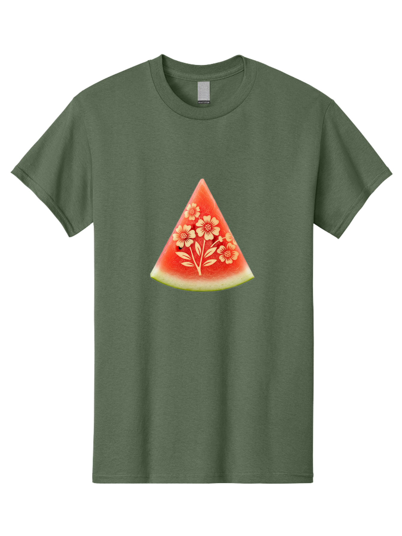 Watermelon-Slice-With-Flowers Men'S Graphic Tee, 100% Cotton, Comfortable Casual Summer Wear, Machine Washable, Vintage Camera, Old Camera, Antique Camera, Black Camera, Classic Photography, Photography Equipment, Nostalgic Device, Ban965 14