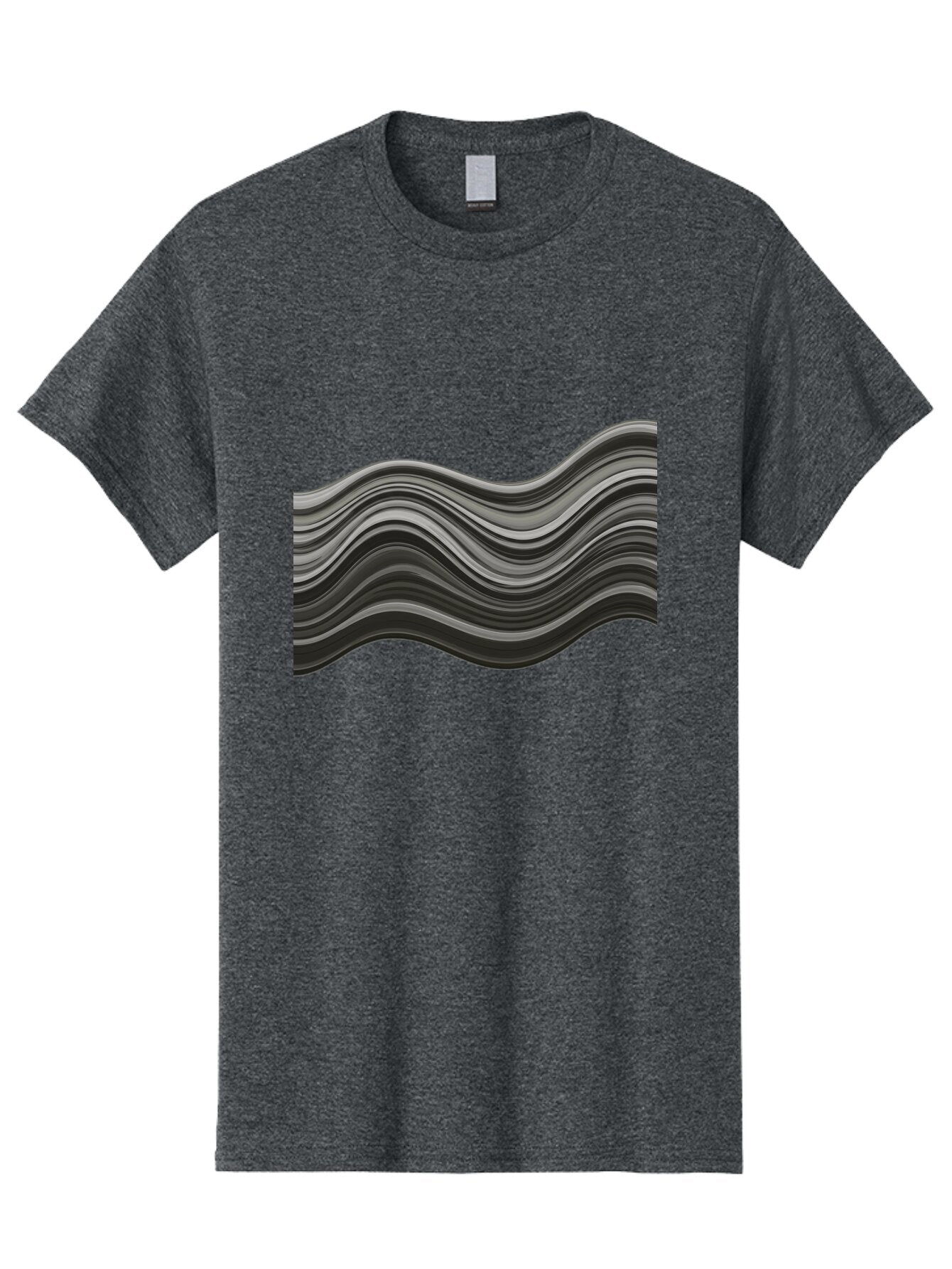 Wavy-Lines Men'S Graphic Tee, 100% Cotton, Comfortable Casual Summer Wear, Machine Washable, Vintage Camera, Old Camera, Antique Camera, Black Camera, Classic Photography, Photography Equipment, Nostalgic Device, Film Camera, Camera Art Ban969