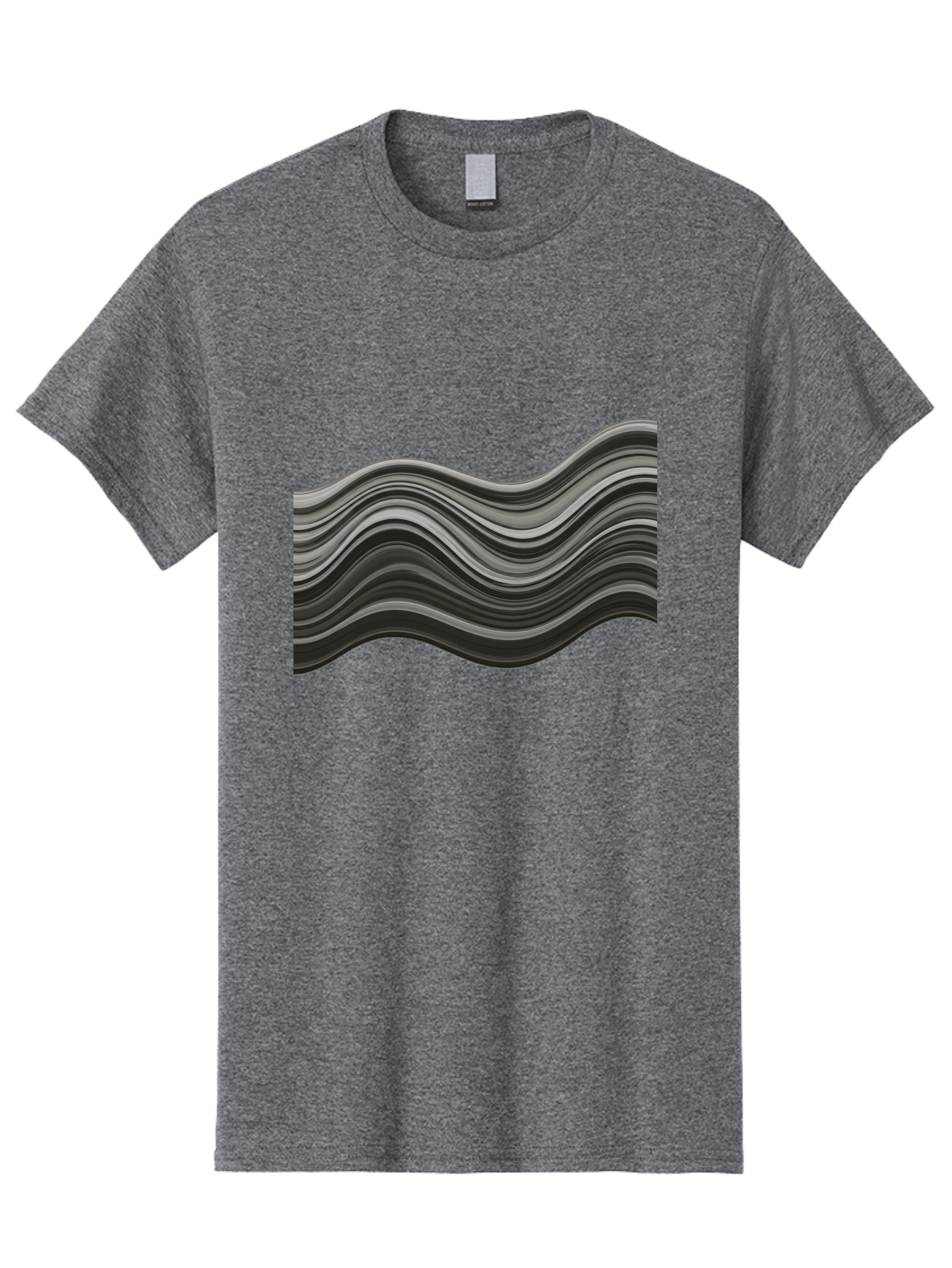 Wavy-Lines Men'S Graphic Tee, 100% Cotton, Comfortable Casual Summer Wear, Machine Washable, Vintage Camera, Old Camera, Antique Camera, Black Camera, Classic Photography, Photography Equipment, Nostalgic Device, Film Camera, Camera Art Ban969