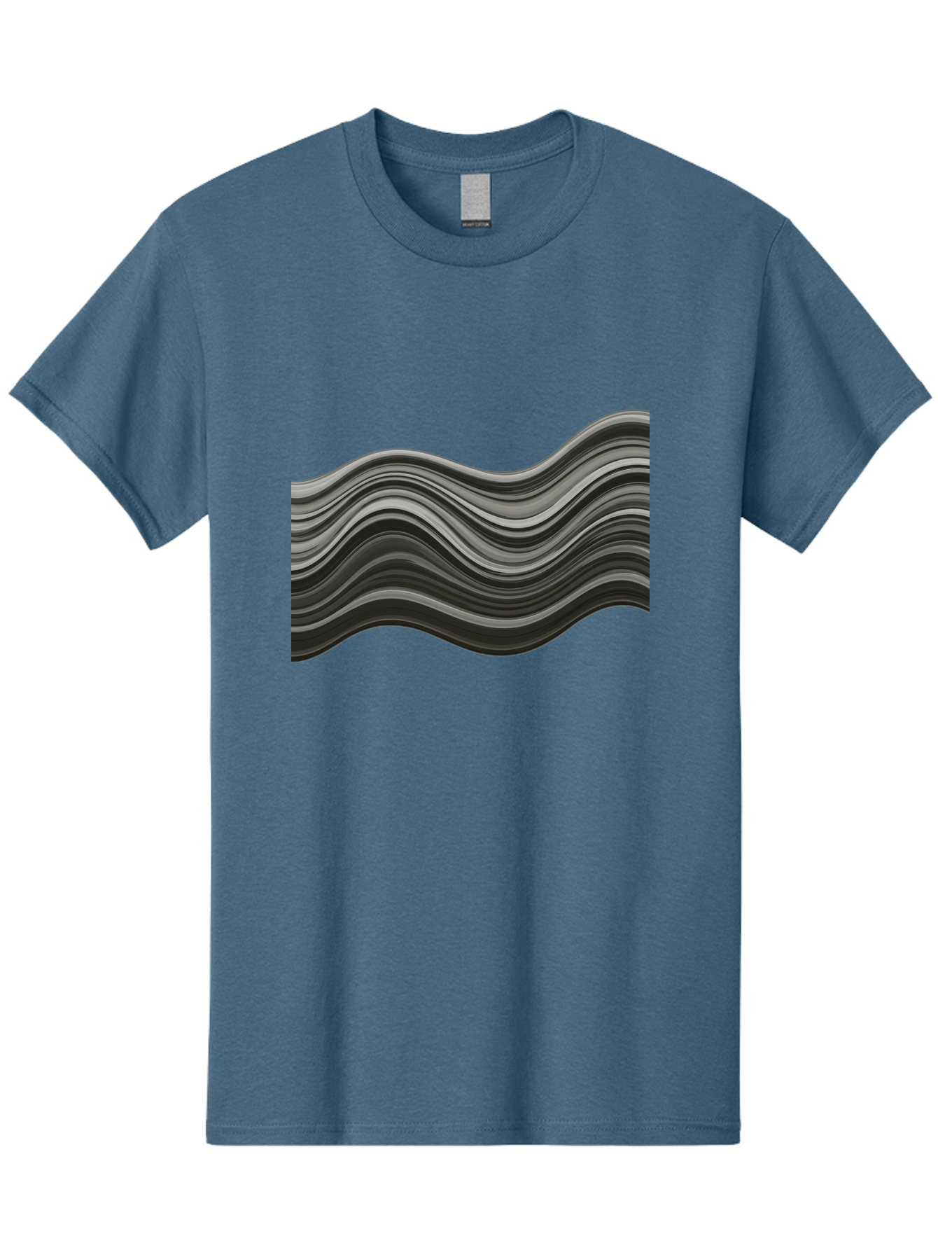 Wavy-Lines Men'S Graphic Tee, 100% Cotton, Comfortable Casual Summer Wear, Machine Washable, Vintage Camera, Old Camera, Antique Camera, Black Camera, Classic Photography, Photography Equipment, Nostalgic Device, Film Camera, Camera Art Ban969 5