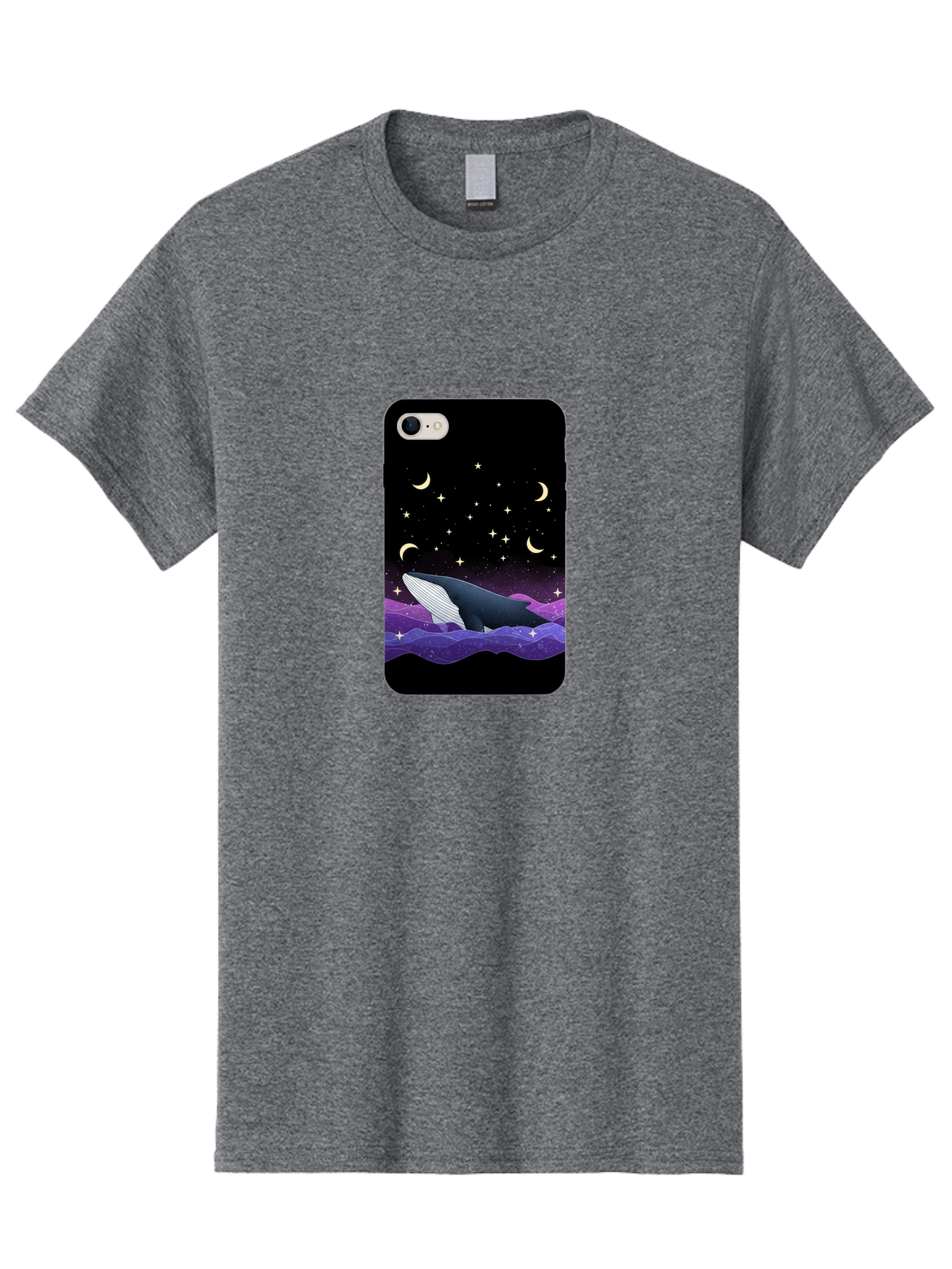 Whale-Phone-Case Men'S Graphic Tee, 100% Cotton, Comfortable Casual Summer Wear, Machine Washable, Vintage Camera, Old Camera, Antique Camera, Black Camera, Classic Photography, Photography Equipment, Nostalgic Device, Film Camera, Camera Art Ban971 10