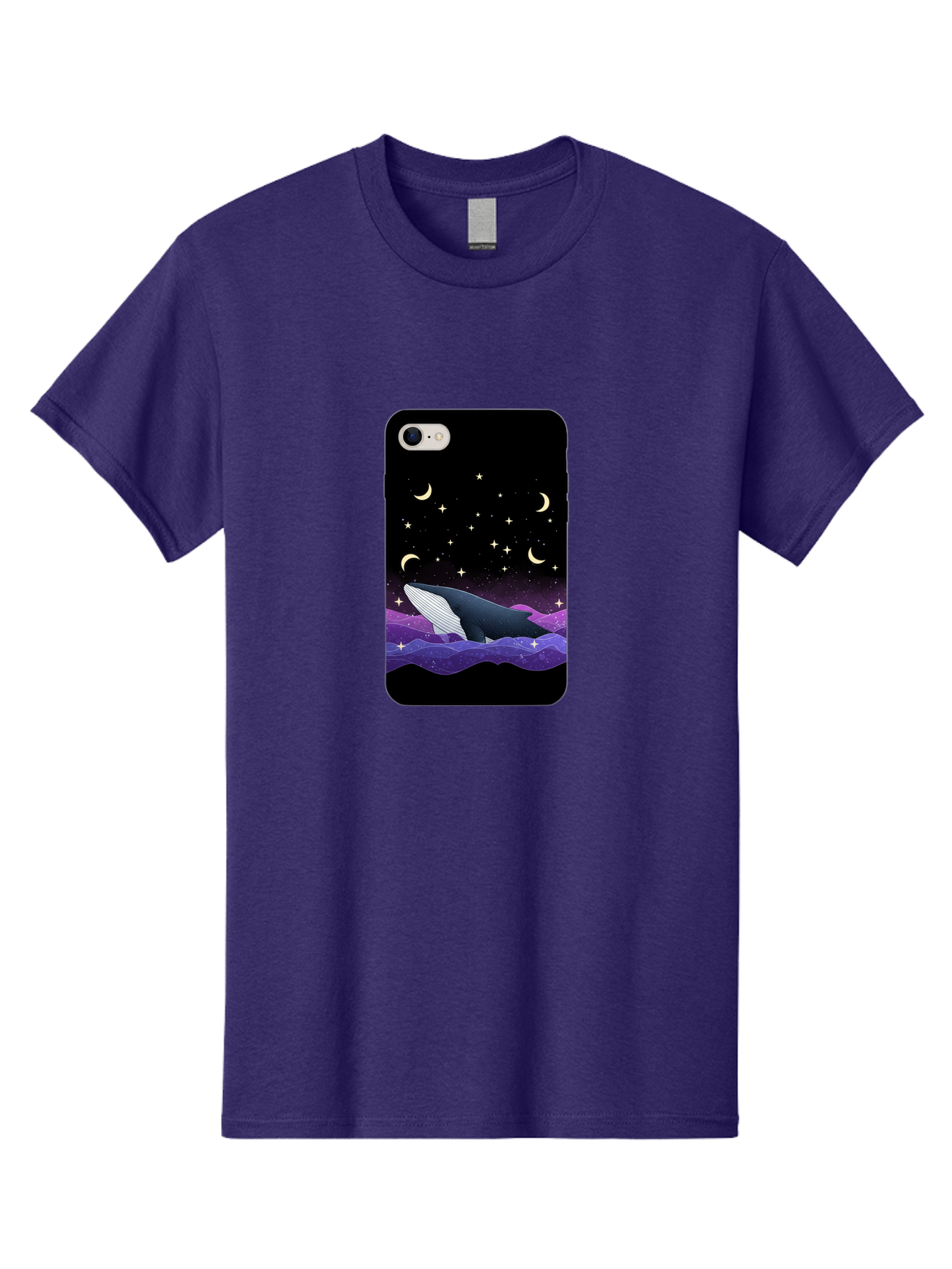 Whale-Phone-Case Men'S Graphic Tee, 100% Cotton, Comfortable Casual Summer Wear, Machine Washable, Vintage Camera, Old Camera, Antique Camera, Black Camera, Classic Photography, Photography Equipment, Nostalgic Device, Film Camera, Camera Art Ban971 9