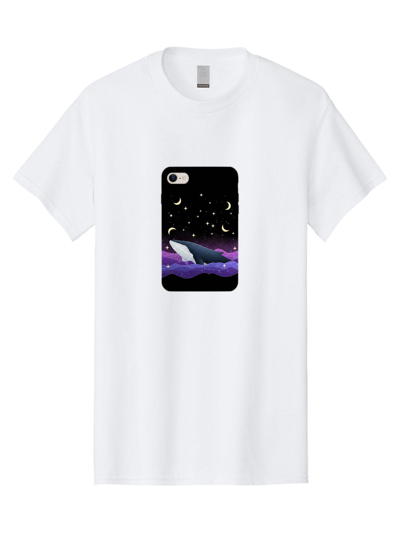 Whale-Phone-Case Men'S Graphic Tee, 100% Cotton, Comfortable Casual Summer Wear, Machine Washable, Vintage Camera, Old Camera, Antique Camera, Black Camera, Classic Photography, Photography Equipment, Nostalgic Device, Film Camera, Camera Art Ban971 7