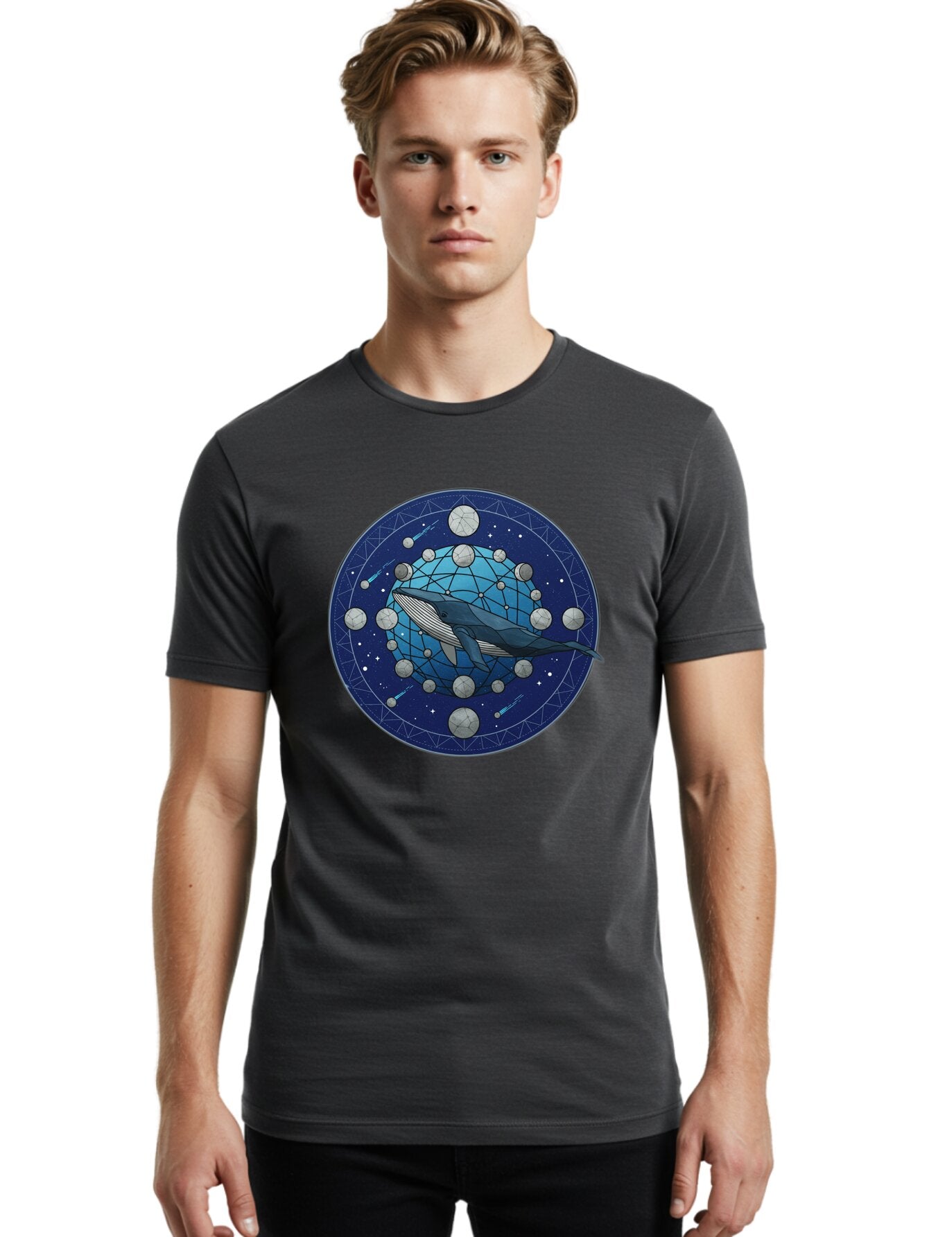 Whale-Space Men'S Graphic Tee, 100% Cotton, Comfortable Casual Summer Wear, Machine Washable, Vintage Camera, Old Camera, Antique Camera, Black Camera, Classic Photography, Photography Equipment, Nostalgic Device, Film Camera, Camera Art Ban972 23