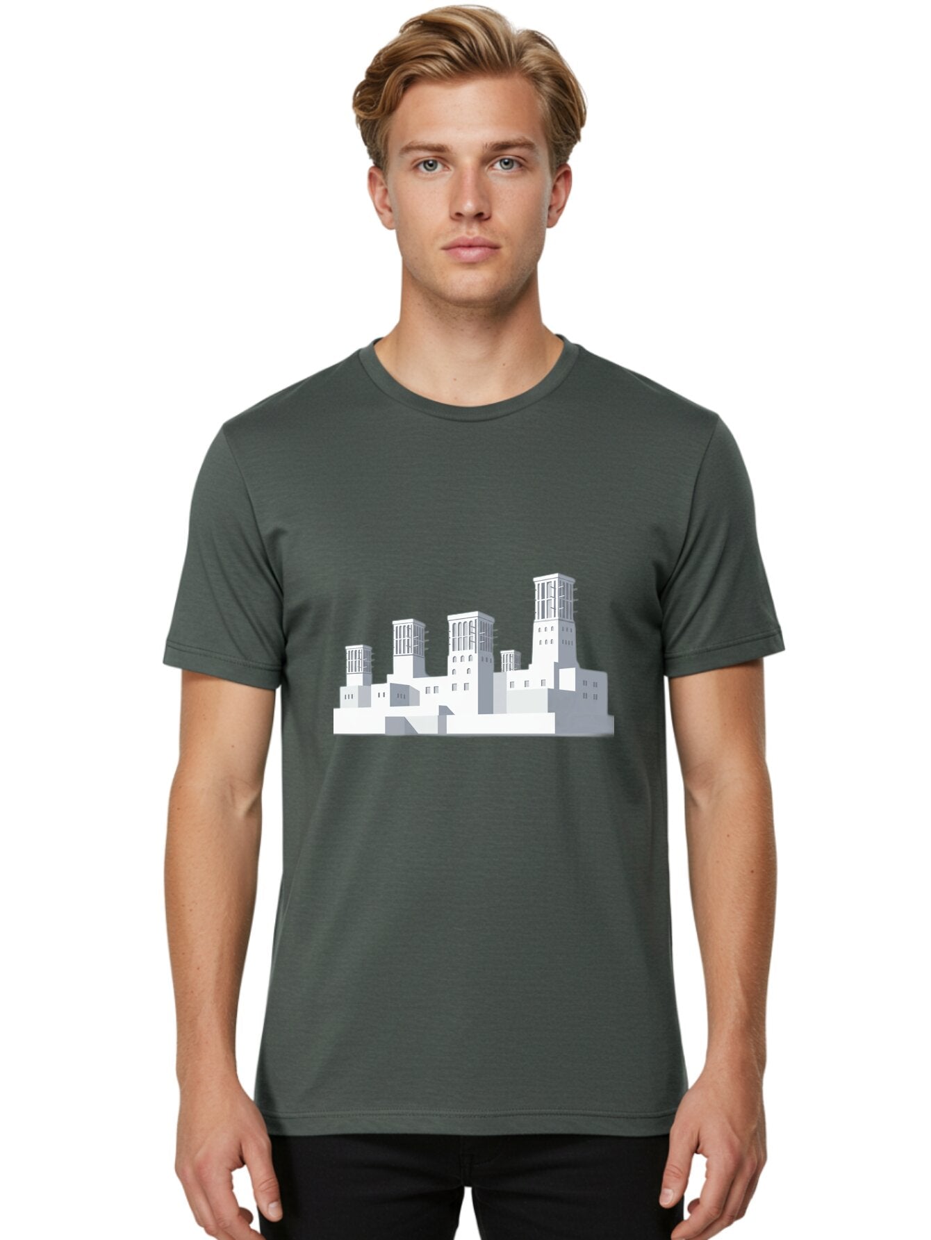 White-Buildings Men'S Graphic Tee, 100% Cotton, Comfortable Casual Summer Wear, Machine Washable, Vintage Camera, Old Camera, Antique Camera, Black Camera, Classic Photography, Photography Equipment, Nostalgic Device, Film Camera, Camera Art Ban975 29