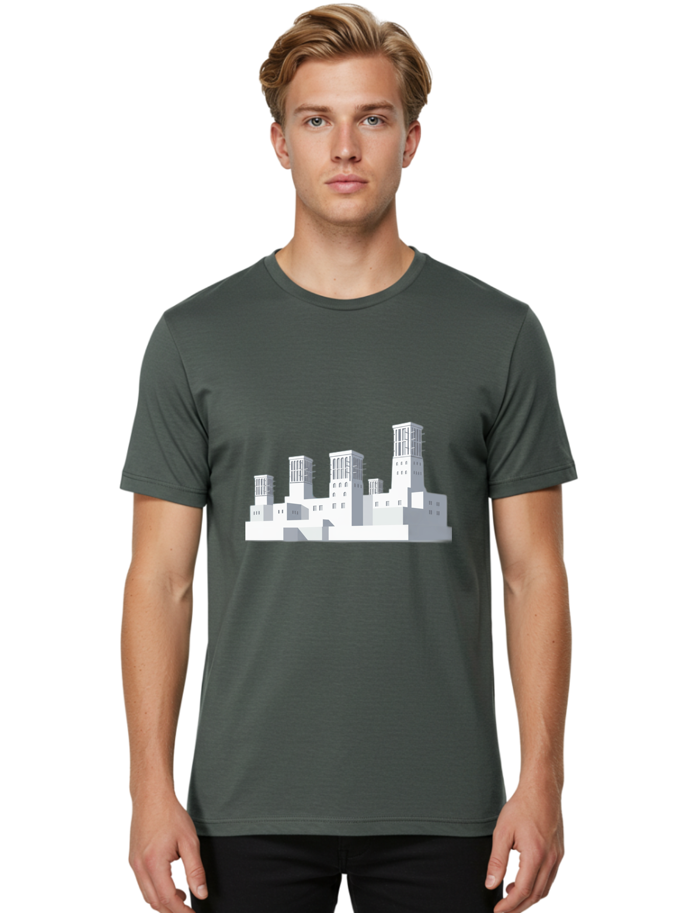 White-Buildings Men'S Graphic Tee, 100% Cotton, Comfortable Casual Summer Wear, Machine Washable, Vintage Camera, Old Camera, Antique Camera, Black Camera, Classic Photography, Photography Equipment, Nostalgic Device, Film Camera, Camera Art Ban975 17