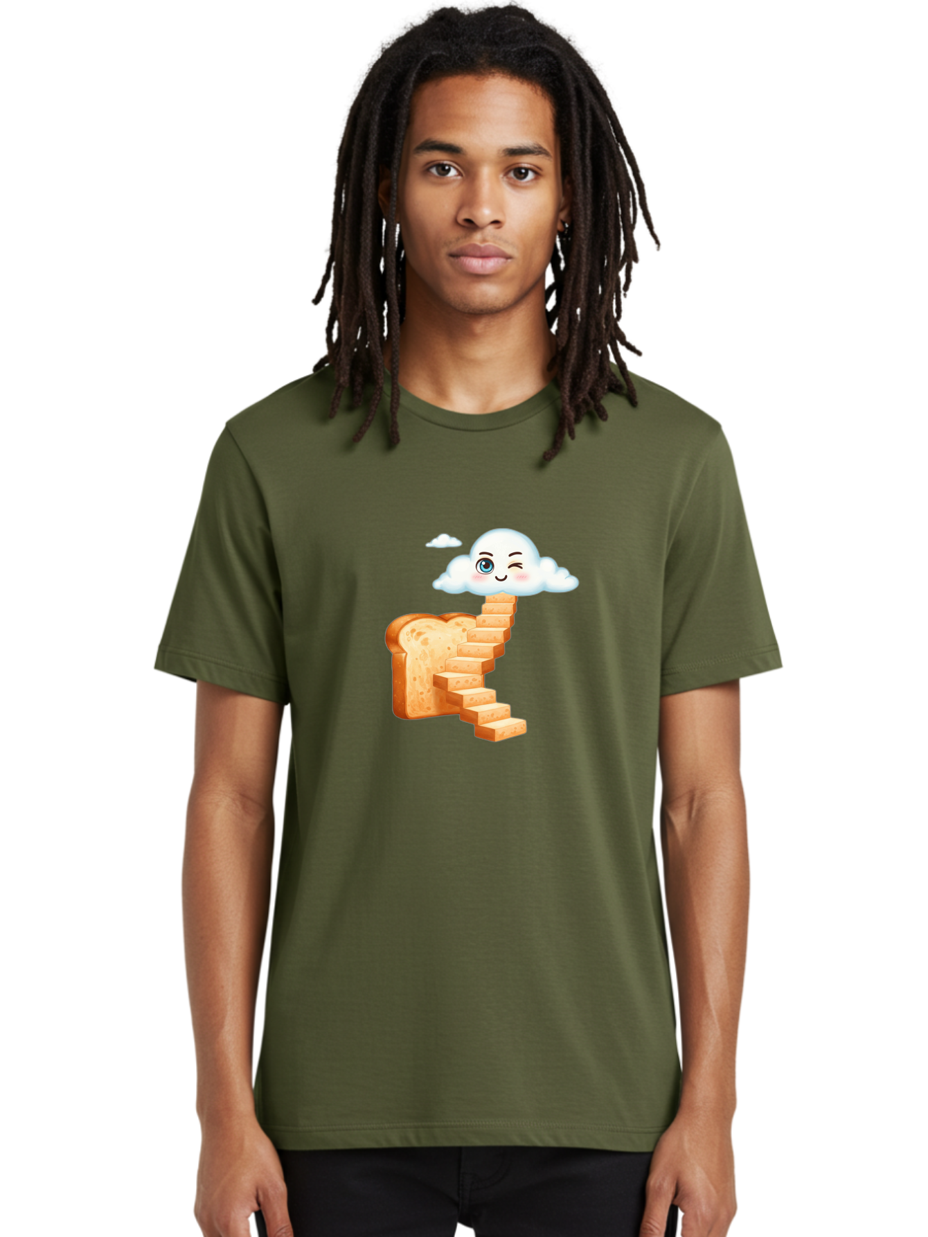 Winking-Cloud-Stairway-Bread Men'S Graphic Tee, 100% Cotton, Comfortable Casual Summer Wear, Machine Washable, Vintage Camera, Old Camera, Antique Camera, Black Camera, Classic Photography, Photography Equipment, Nostalgic Device, Film Camera, Ban980 24
