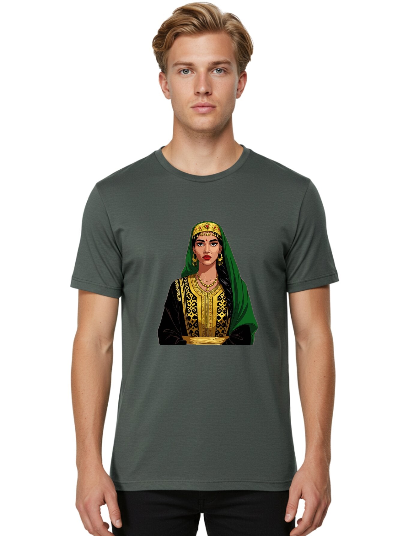 Woman-In-Traditional-Attire Men'S Graphic Tee, 100% Cotton, Comfortable Casual Summer Wear, Machine Washable, Vintage Camera, Old Camera, Antique Camera, Black Camera, Classic Photography, Photography Equipment, Nostalgic Device, Film Camera, Ban987 24