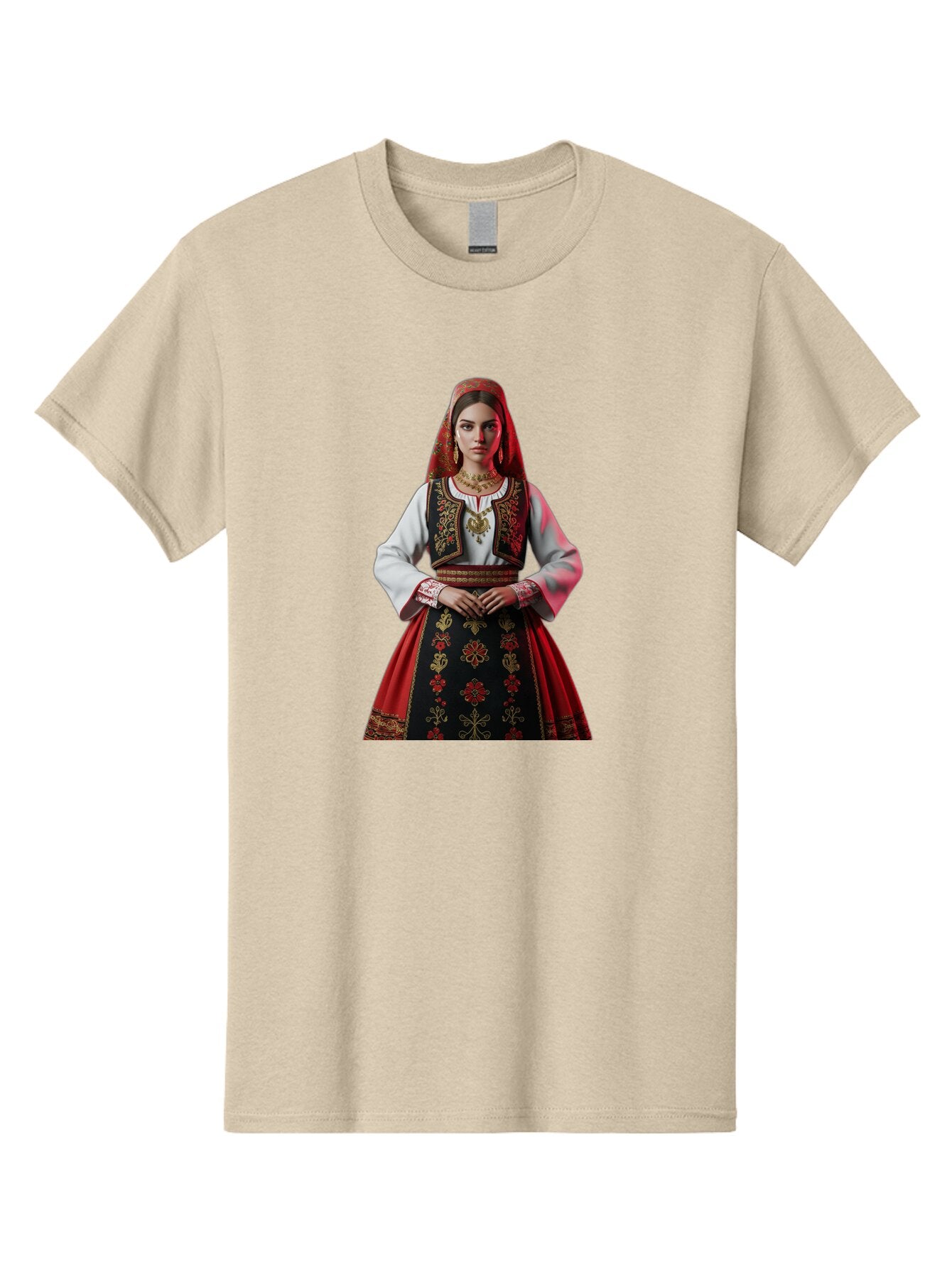 Woman-In-Traditional-Dress Men'S Graphic Tee, 100% Cotton, Comfortable Casual Summer Wear, Machine Washable, Vintage Camera, Old Camera, Antique Camera, Black Camera, Classic Photography, Photography Equipment, Nostalgic Device, Film Camera, Ban988 13