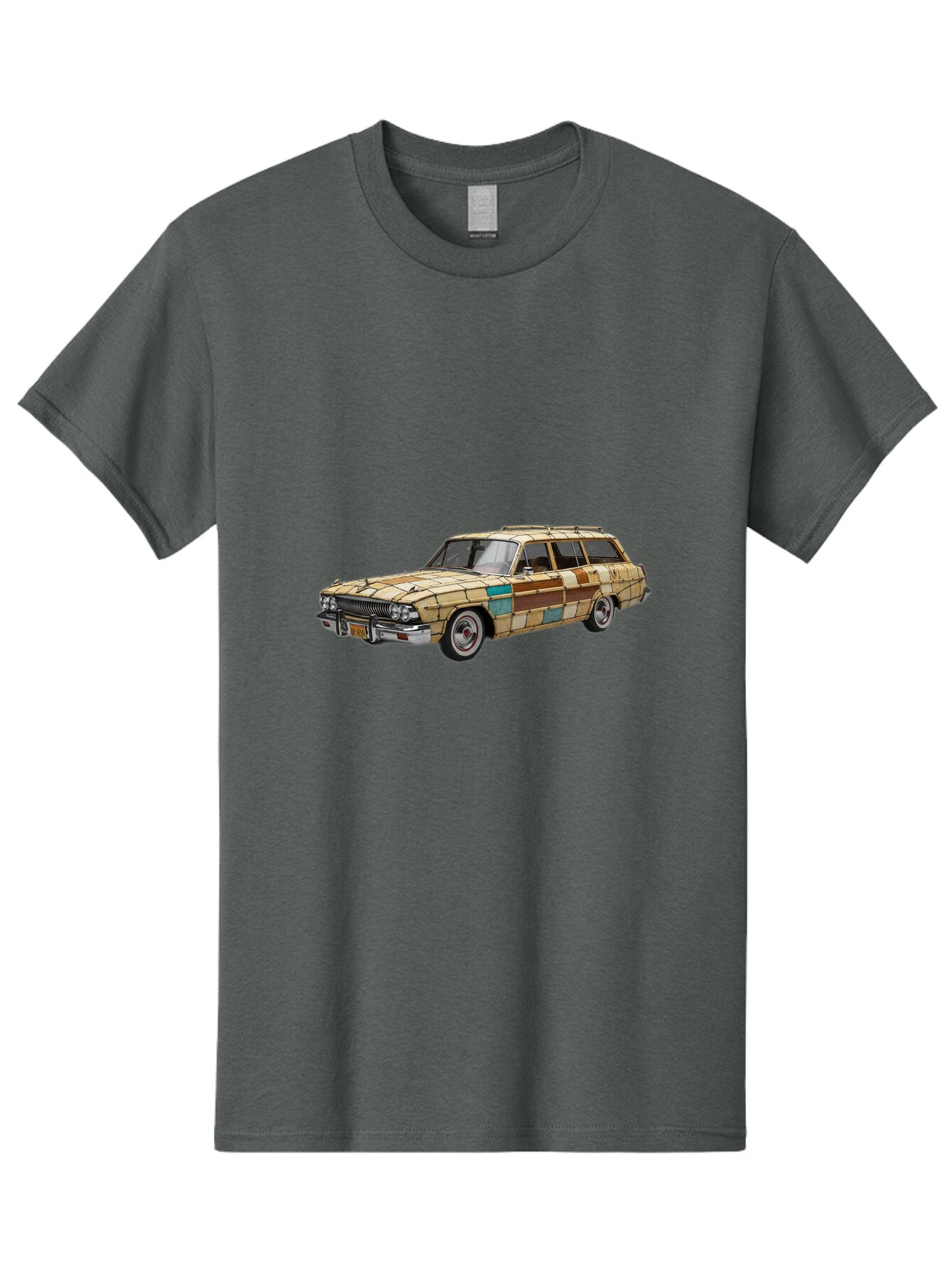 Wood-Panel-Station-Wagon Men'S Graphic Tee, 100% Cotton, Comfortable Casual Summer Wear, Machine Washable, Vintage Camera, Old Camera, Antique Camera, Black Camera, Classic Photography, Photography Equipment, Nostalgic Device, Film Camera, Ban990 11