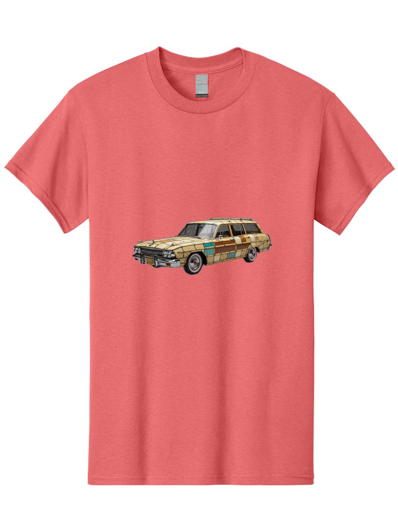 Wood-Panel-Station-Wagon Men'S Graphic Tee, 100% Cotton, Comfortable Casual Summer Wear, Machine Washable, Vintage Camera, Old Camera, Antique Camera, Black Camera, Classic Photography, Photography Equipment, Nostalgic Device, Film Camera, Ban990 5