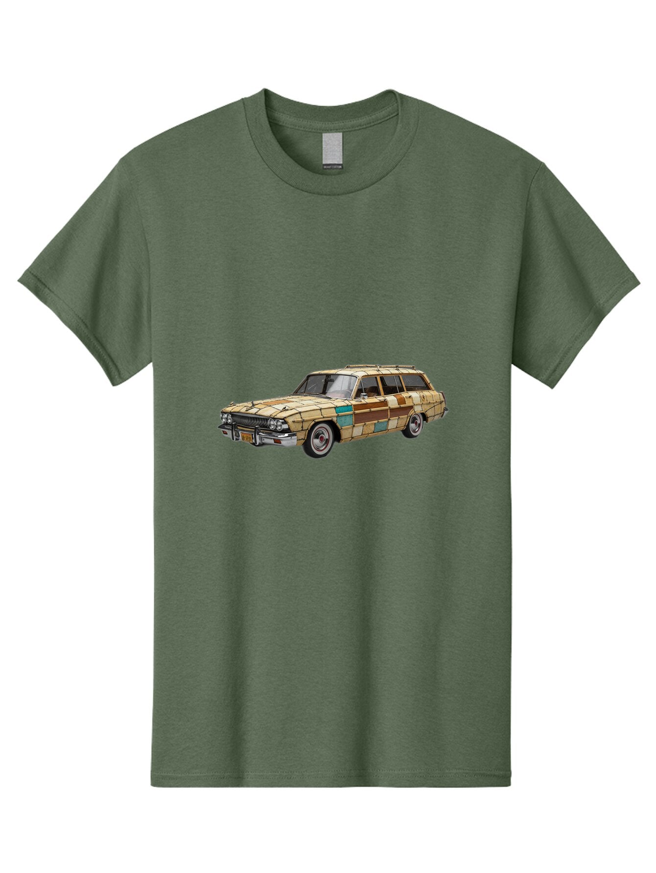 Wood-Panel-Station-Wagon Men'S Graphic Tee, 100% Cotton, Comfortable Casual Summer Wear, Machine Washable, Vintage Camera, Old Camera, Antique Camera, Black Camera, Classic Photography, Photography Equipment, Nostalgic Device, Film Camera, Ban990 10