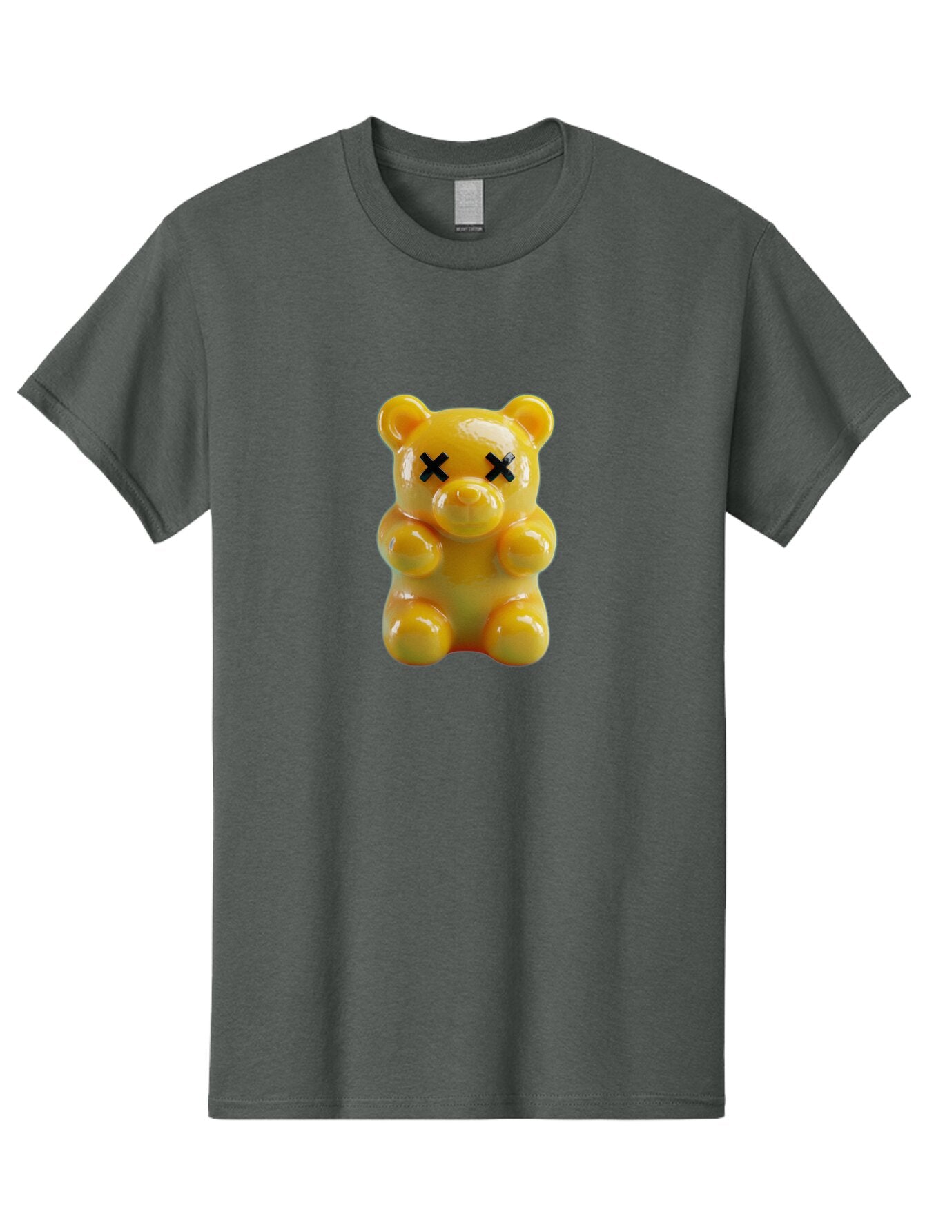 X-Eyes-Gummy-Bear Men'S Graphic Tee, 100% Cotton, Comfortable Casual Summer Wear, Machine Washable, Vintage Camera, Old Camera, Antique Camera, Black Camera, Classic Photography, Photography Equipment, Nostalgic Device, Film Camera, Camera Art Ban995 4