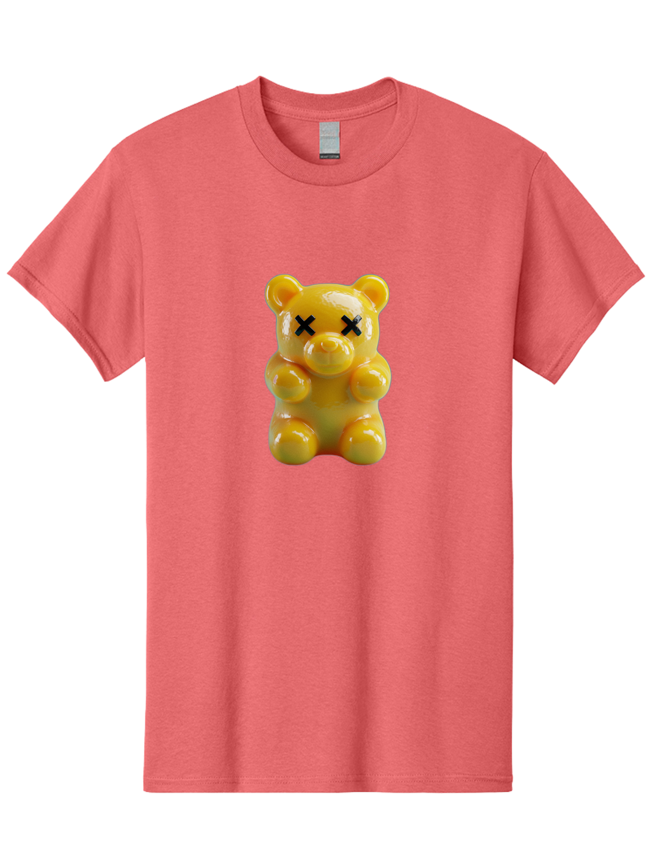X-Eyes-Gummy-Bear Men'S Graphic Tee, 100% Cotton, Comfortable Casual Summer Wear, Machine Washable, Vintage Camera, Old Camera, Antique Camera, Black Camera, Classic Photography, Photography Equipment, Nostalgic Device, Film Camera, Camera Art Ban995